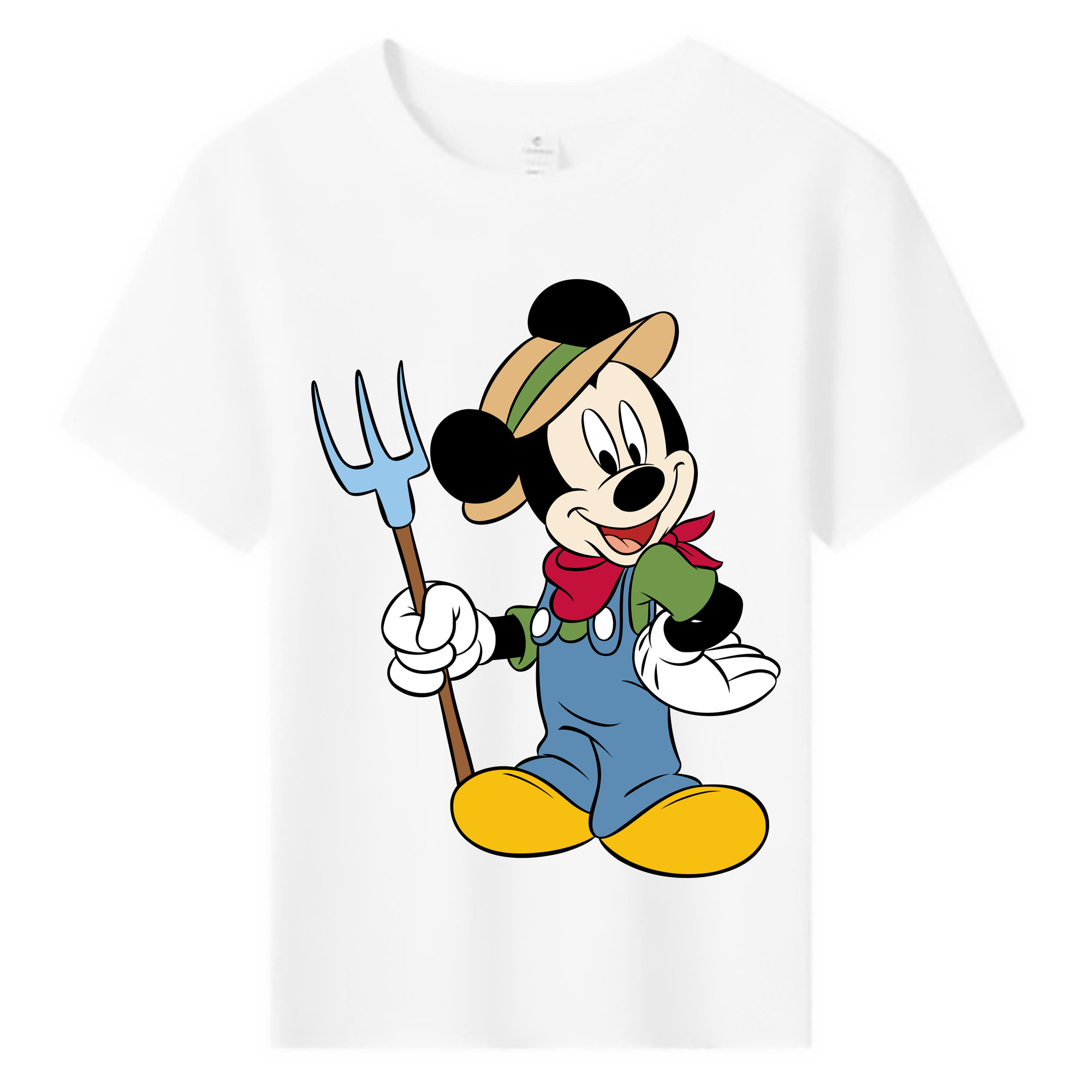 ミッキーマウス Mickey Mouse 綿100％キッズTシャツ（フロントプリント）