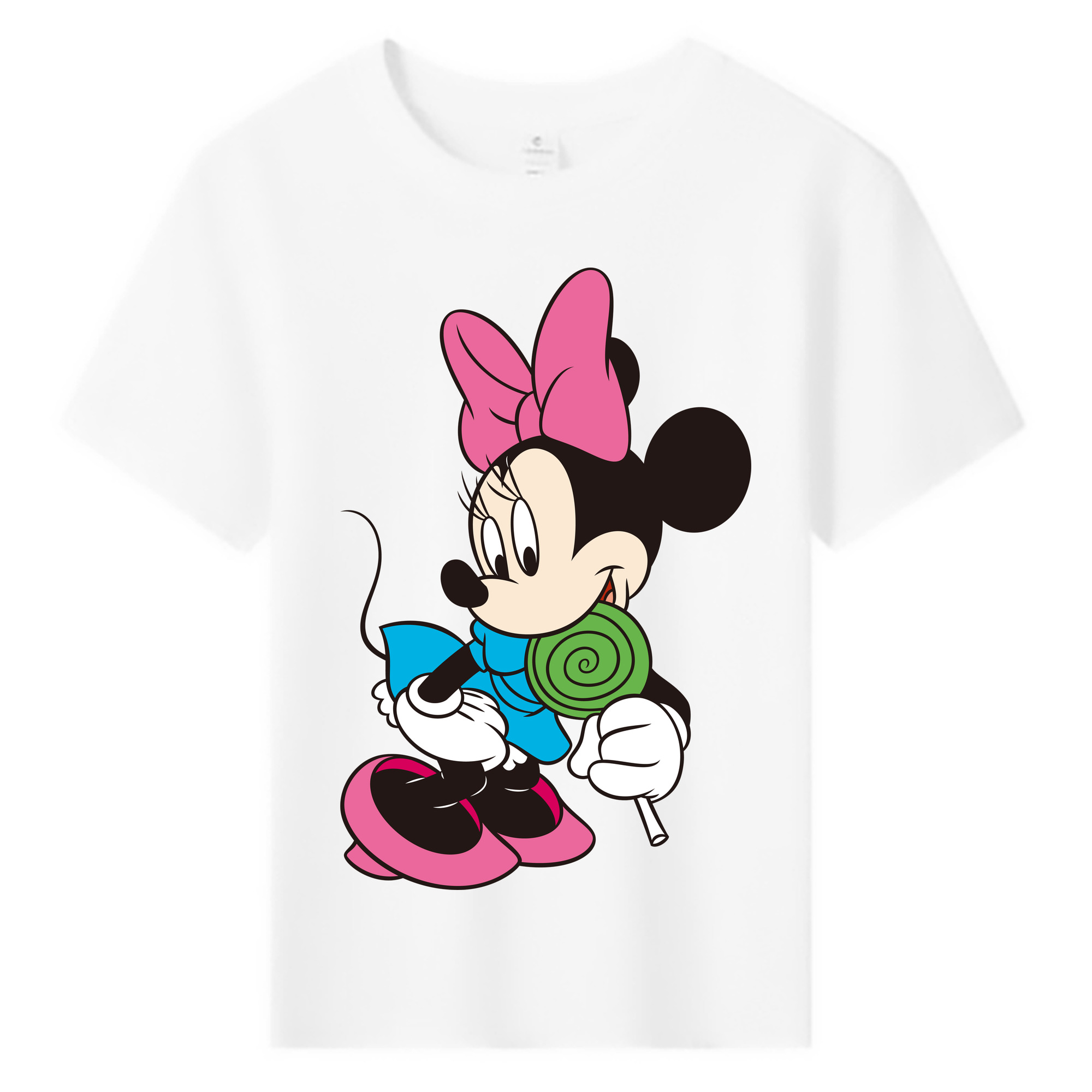 ミッキーマウス Mickey Mouse 綿100％キッズTシャツ（フロントプリント）