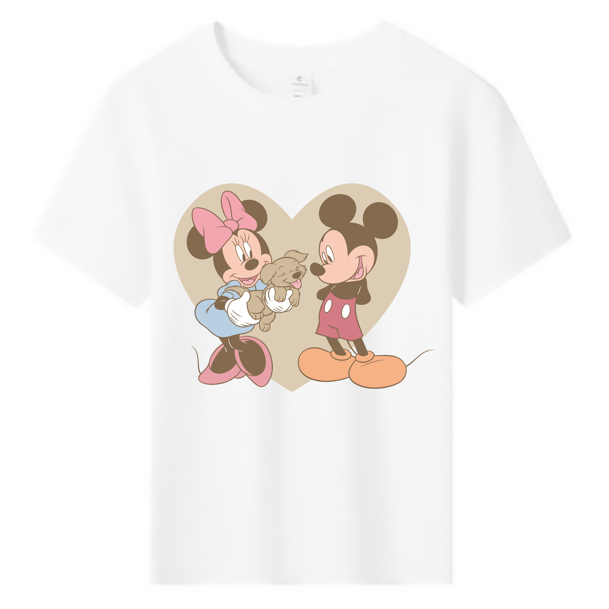 ミッキーマウス Mickey Mouse 綿100％キッズTシャツ（フロントプリント）