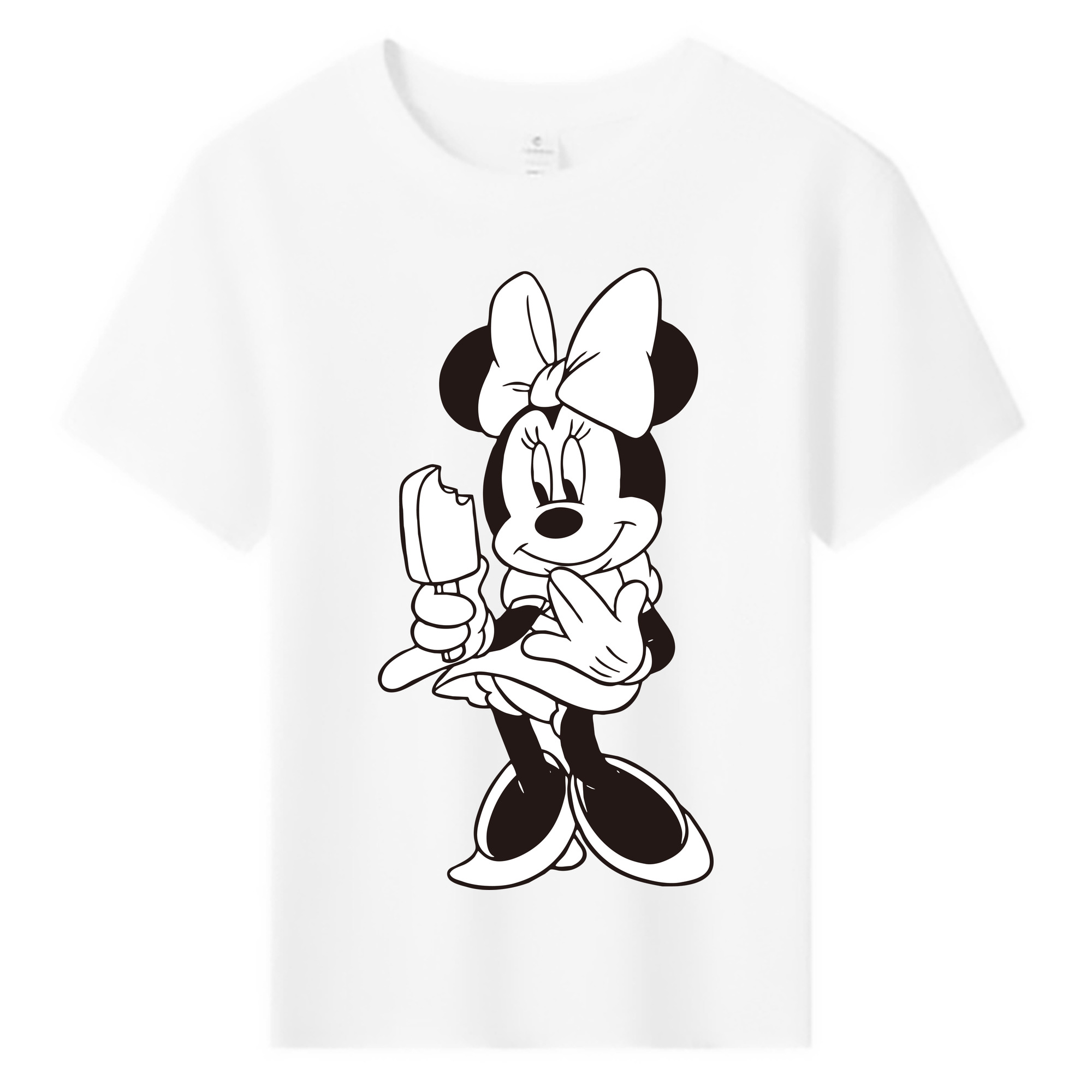 ミッキーマウス Mickey Mouse 綿100％キッズTシャツ（フロントプリント）