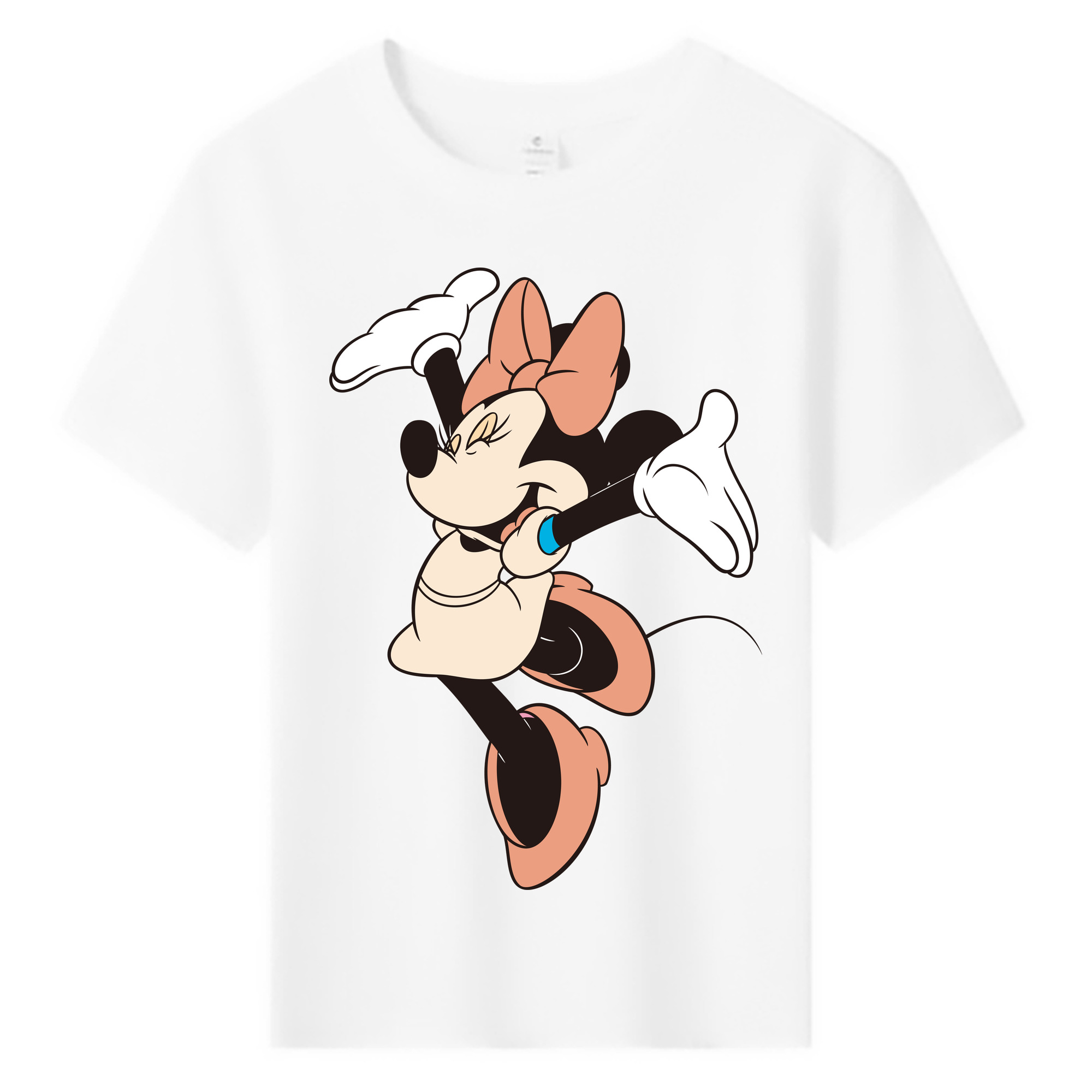 ミッキーマウス Mickey Mouse 綿100％キッズTシャツ（フロントプリント）