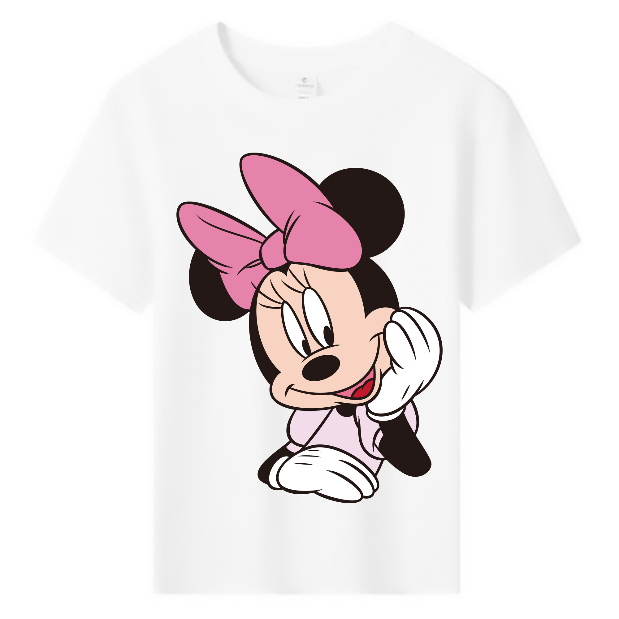 ミッキーマウス Mickey Mouse 綿100％キッズTシャツ（フロントプリント）
