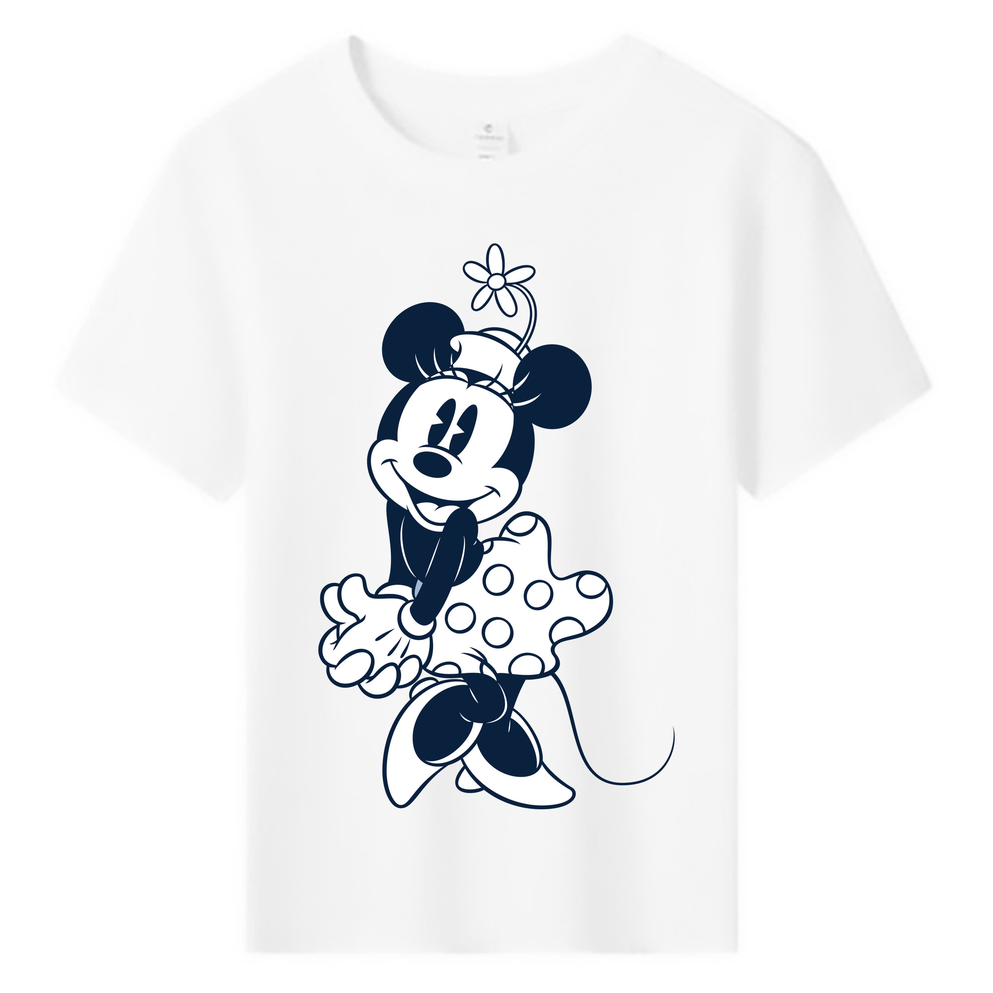ミッキーマウス Mickey Mouse 綿100％キッズTシャツ（フロントプリント）