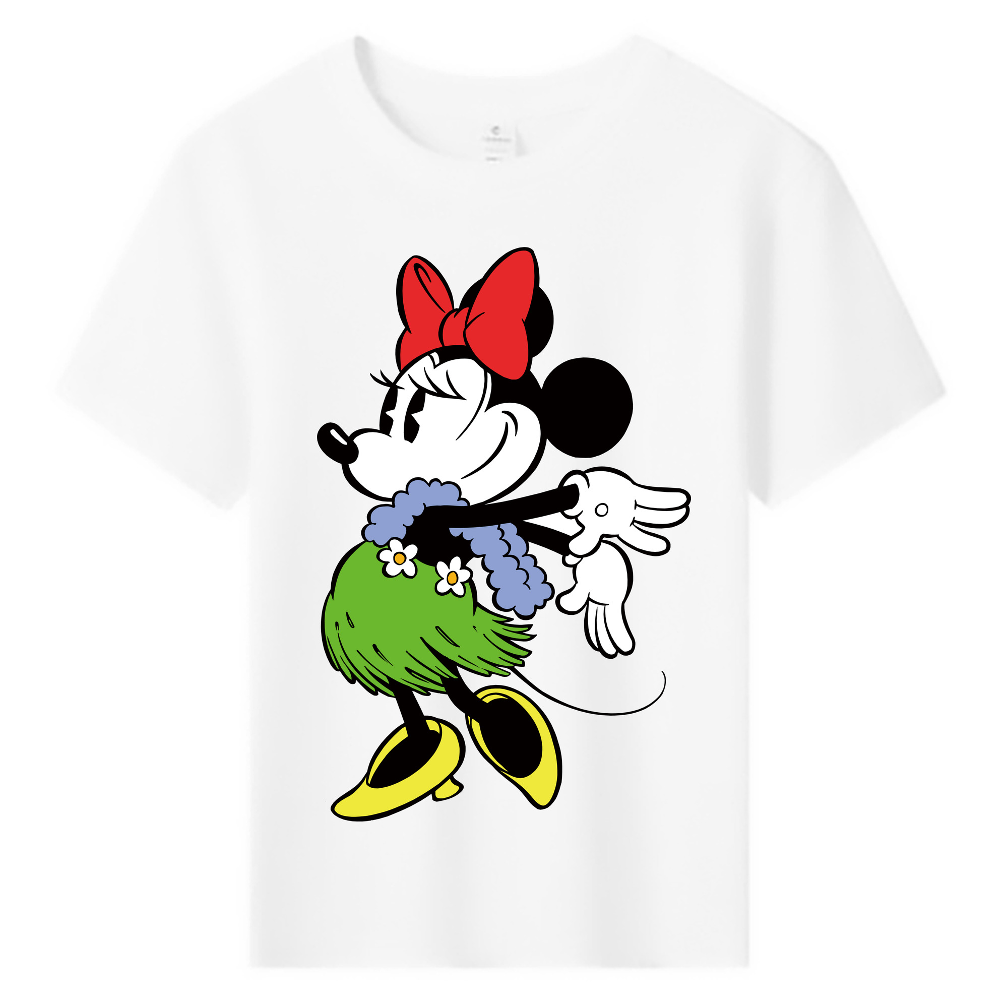 ミッキーマウス Mickey Mouse 綿100％キッズTシャツ（フロントプリント）