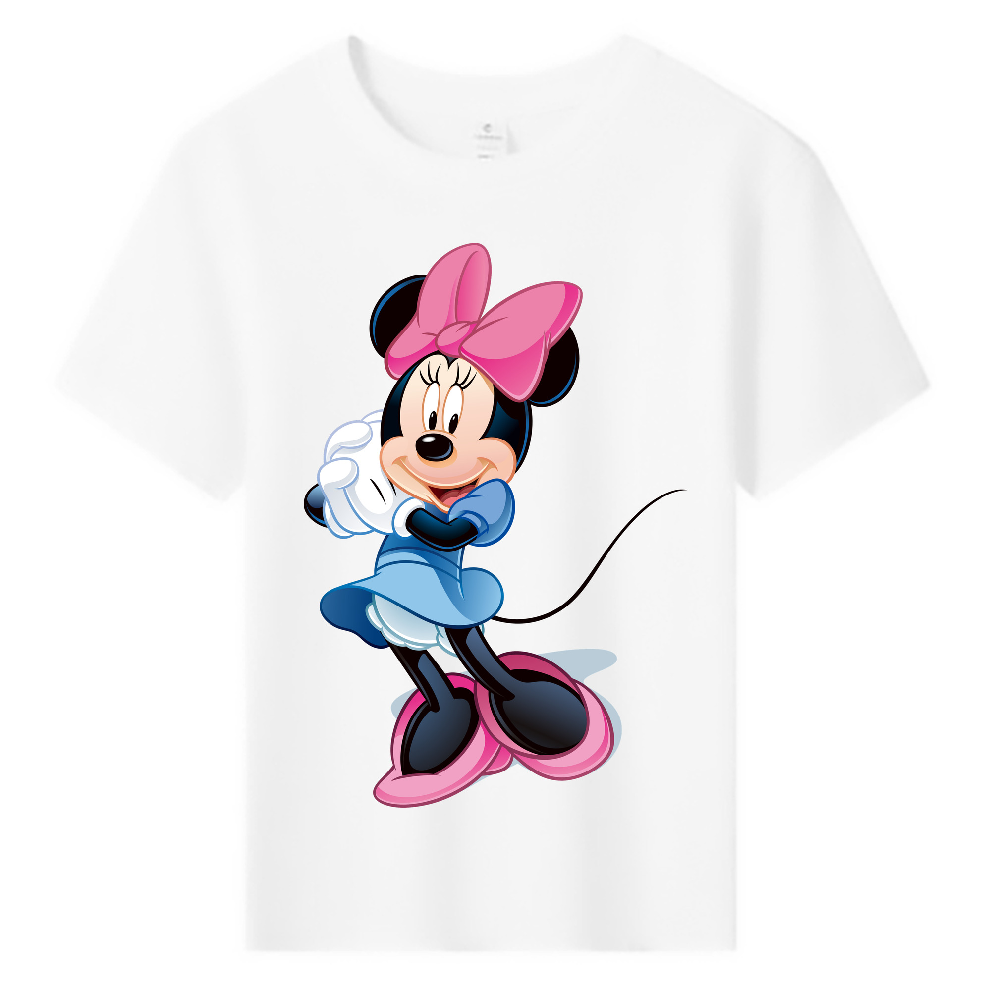 ミッキーマウス Mickey Mouse 綿100％キッズTシャツ（フロントプリント）