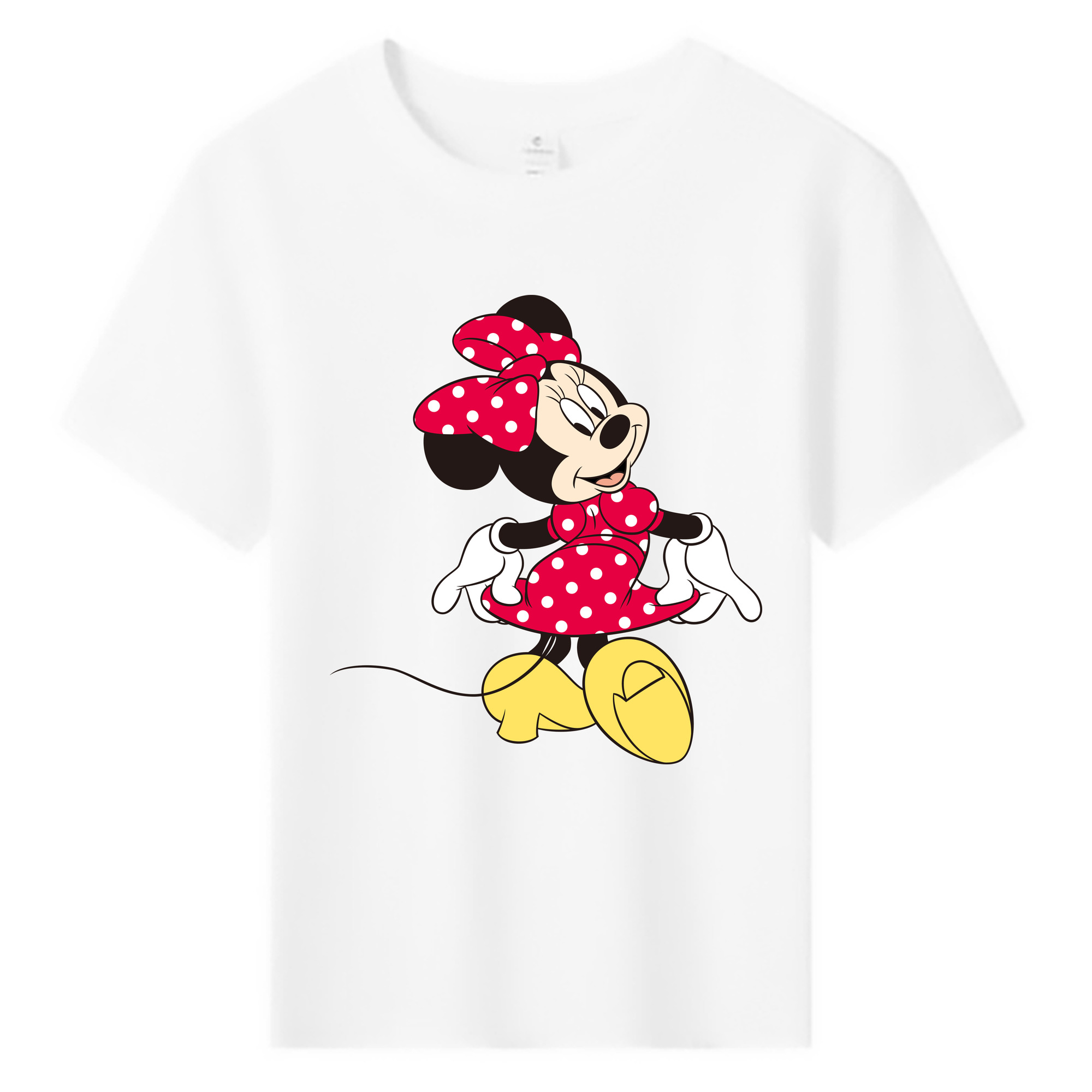 ミッキーマウス Mickey Mouse 綿100％キッズTシャツ（フロントプリント）