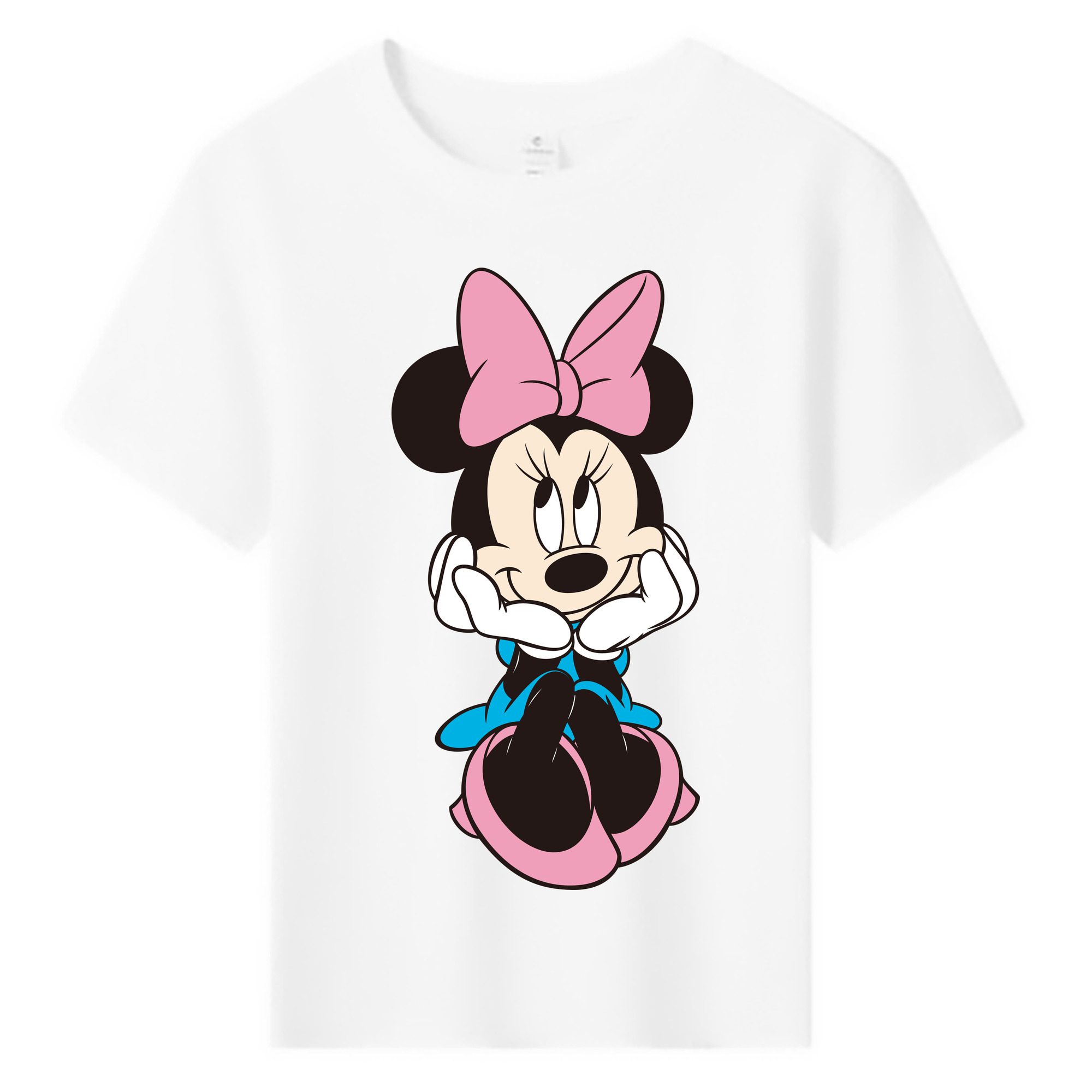 ミッキーマウス Mickey Mouse 綿100％キッズTシャツ（フロントプリント）