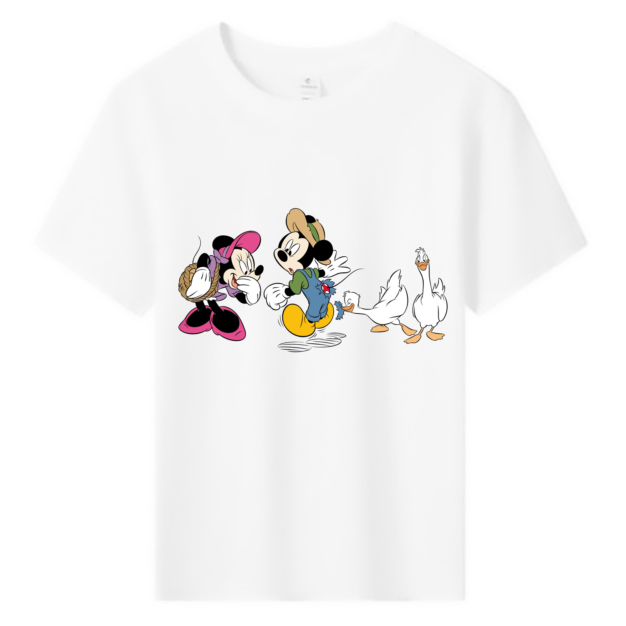 ミッキーマウス Mickey Mouse 綿100％キッズTシャツ（フロントプリント）