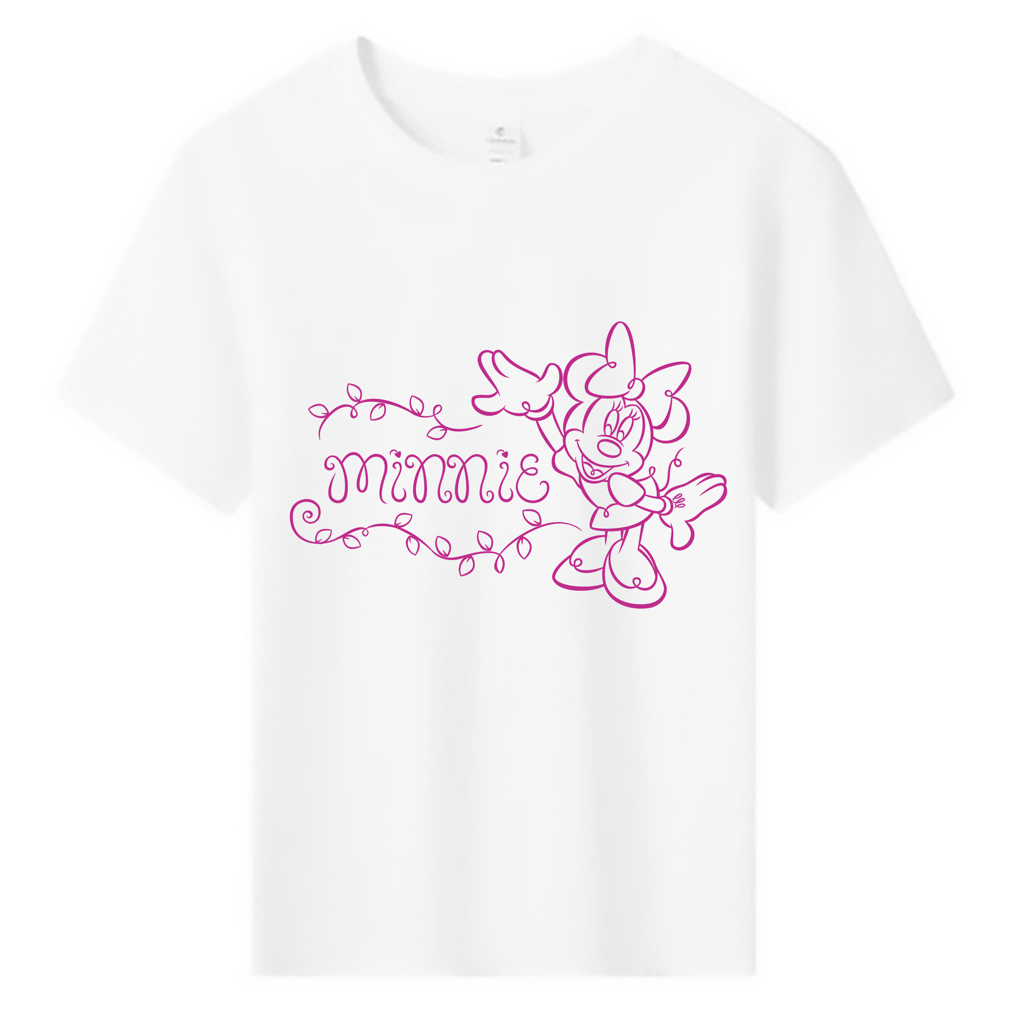 ミッキーマウス Mickey Mouse 綿100％キッズTシャツ（フロントプリント）