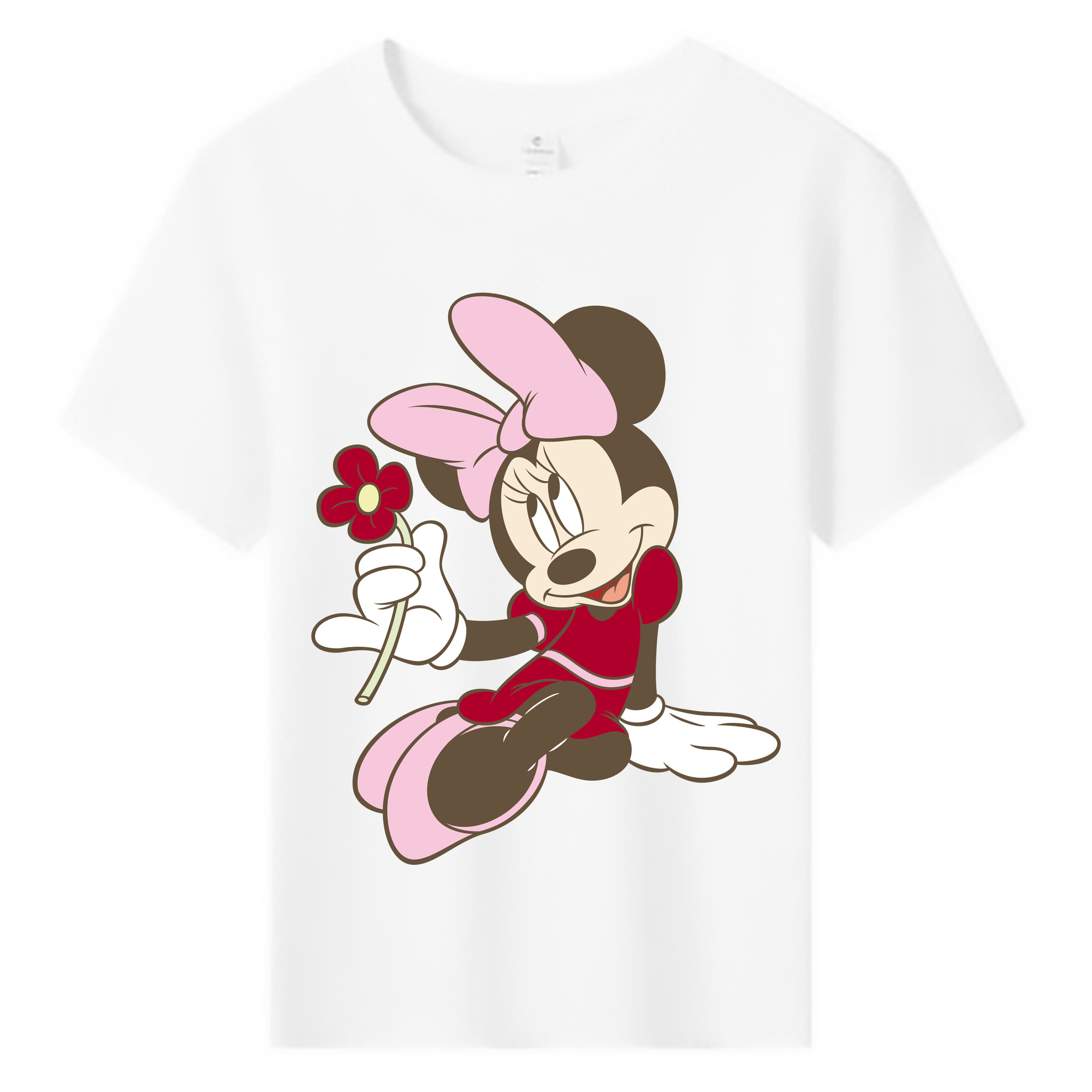 ミッキーマウス Mickey Mouse 綿100％キッズTシャツ（フロントプリント）