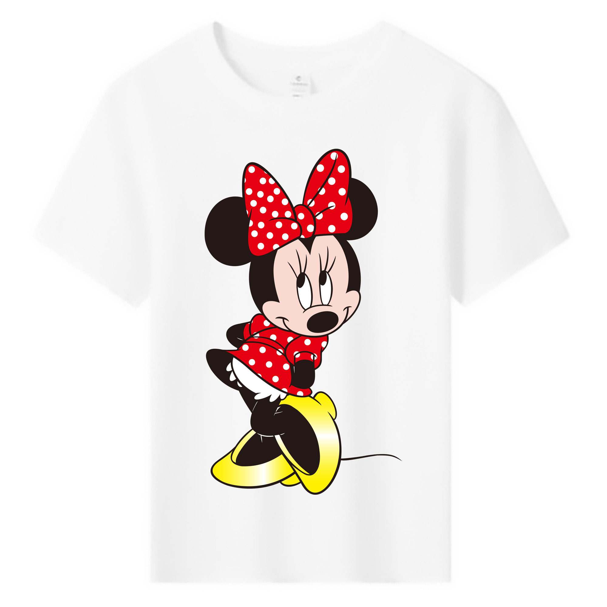 ミッキーマウス Mickey Mouse 綿100％キッズTシャツ（フロントプリント）