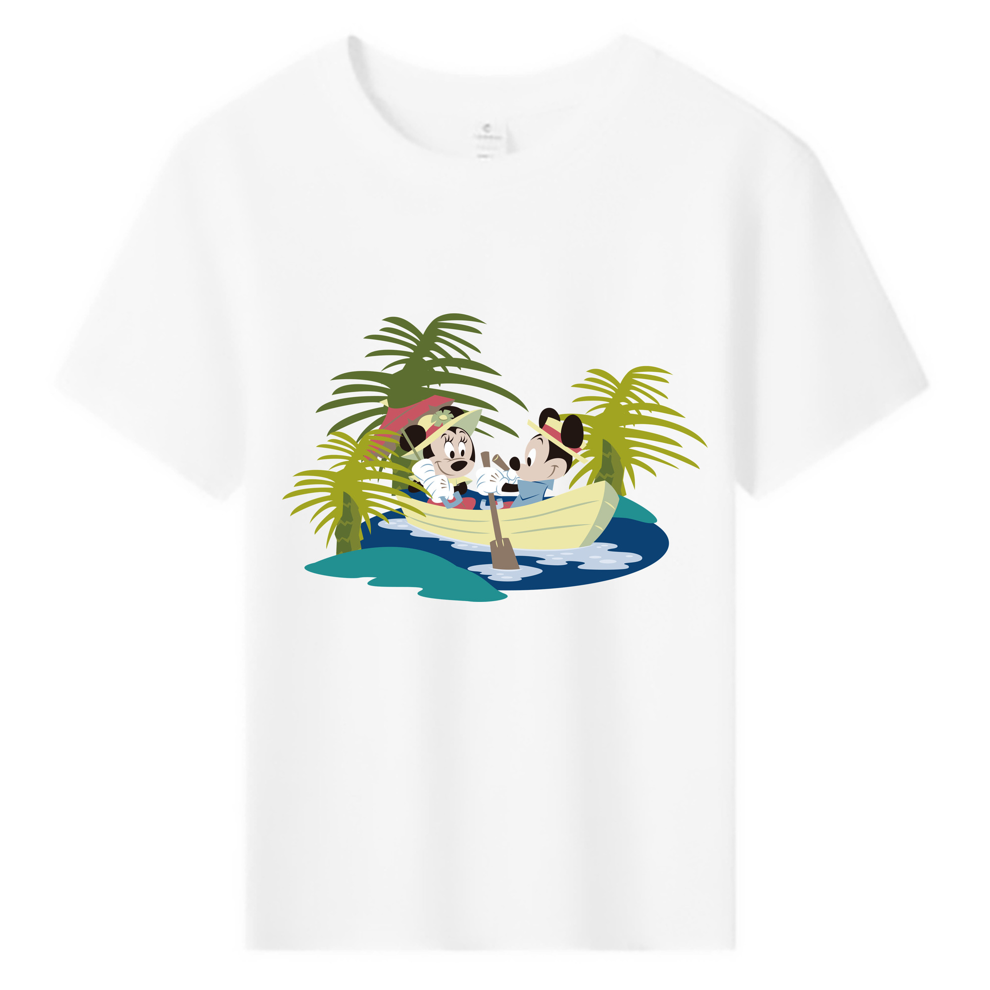 ミッキーマウス Mickey Mouse 綿100％キッズTシャツ（フロントプリント）