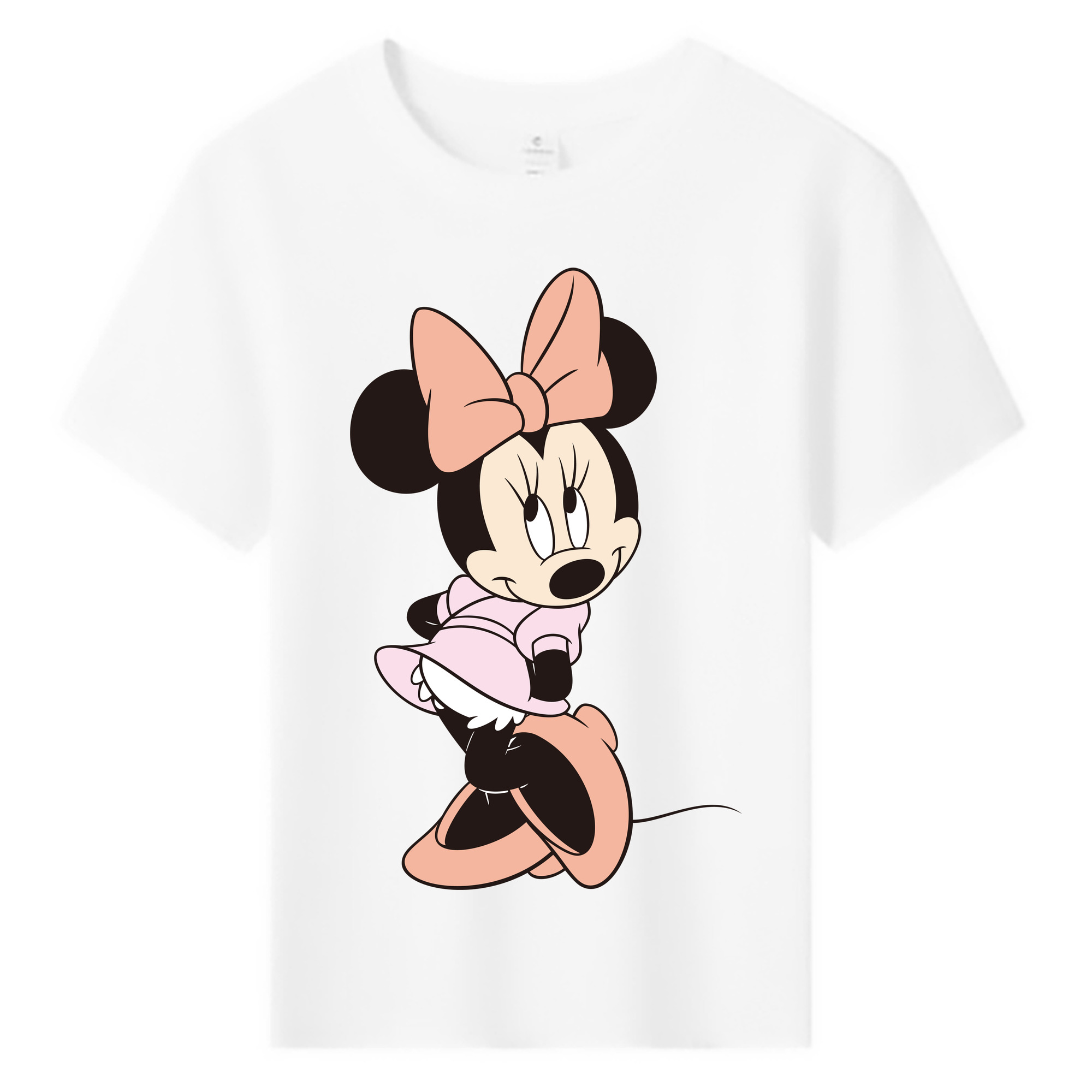 ミッキーマウス Mickey Mouse 綿100％キッズTシャツ（フロントプリント）