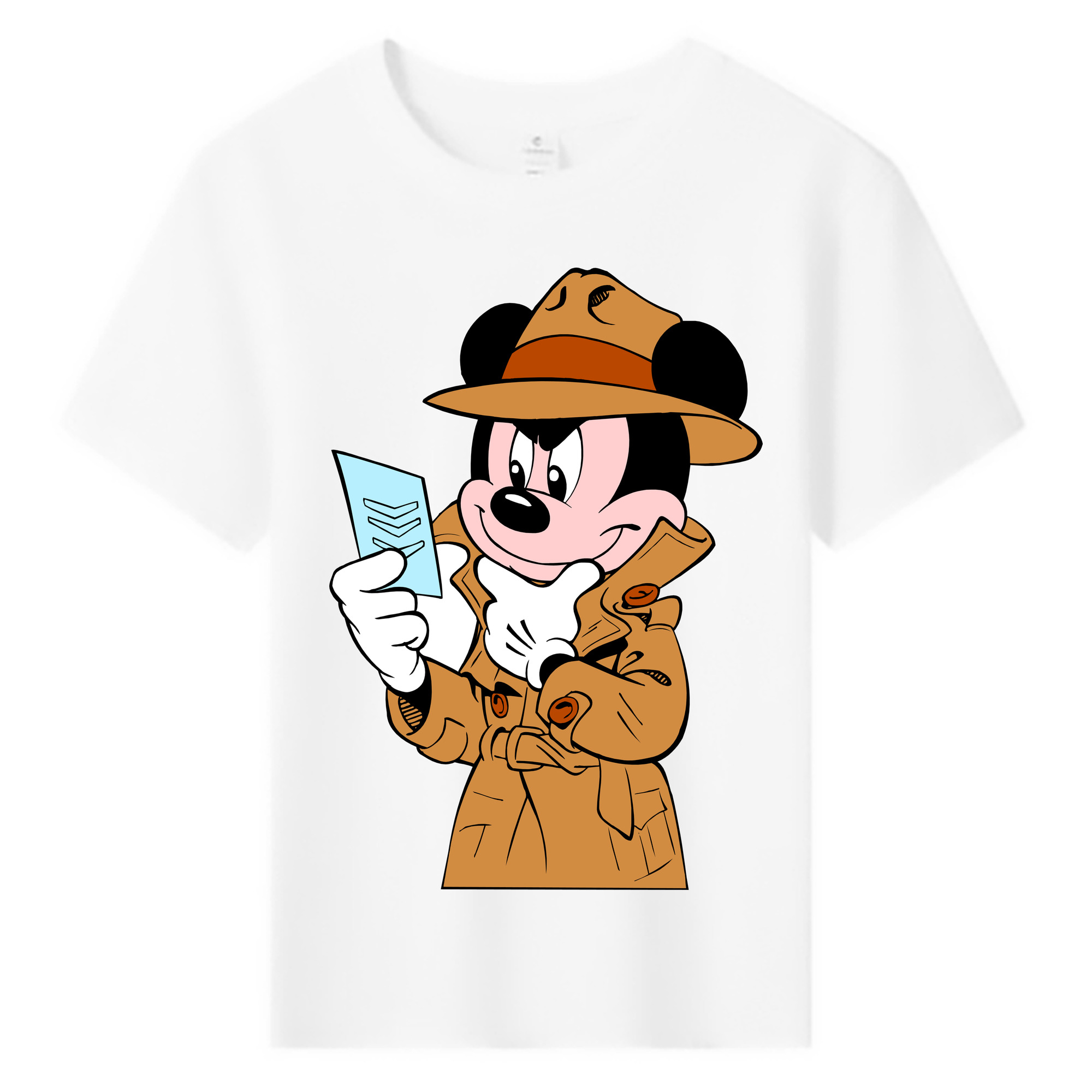 ミッキーマウス Mickey Mouse 綿100％キッズTシャツ（フロントプリント）