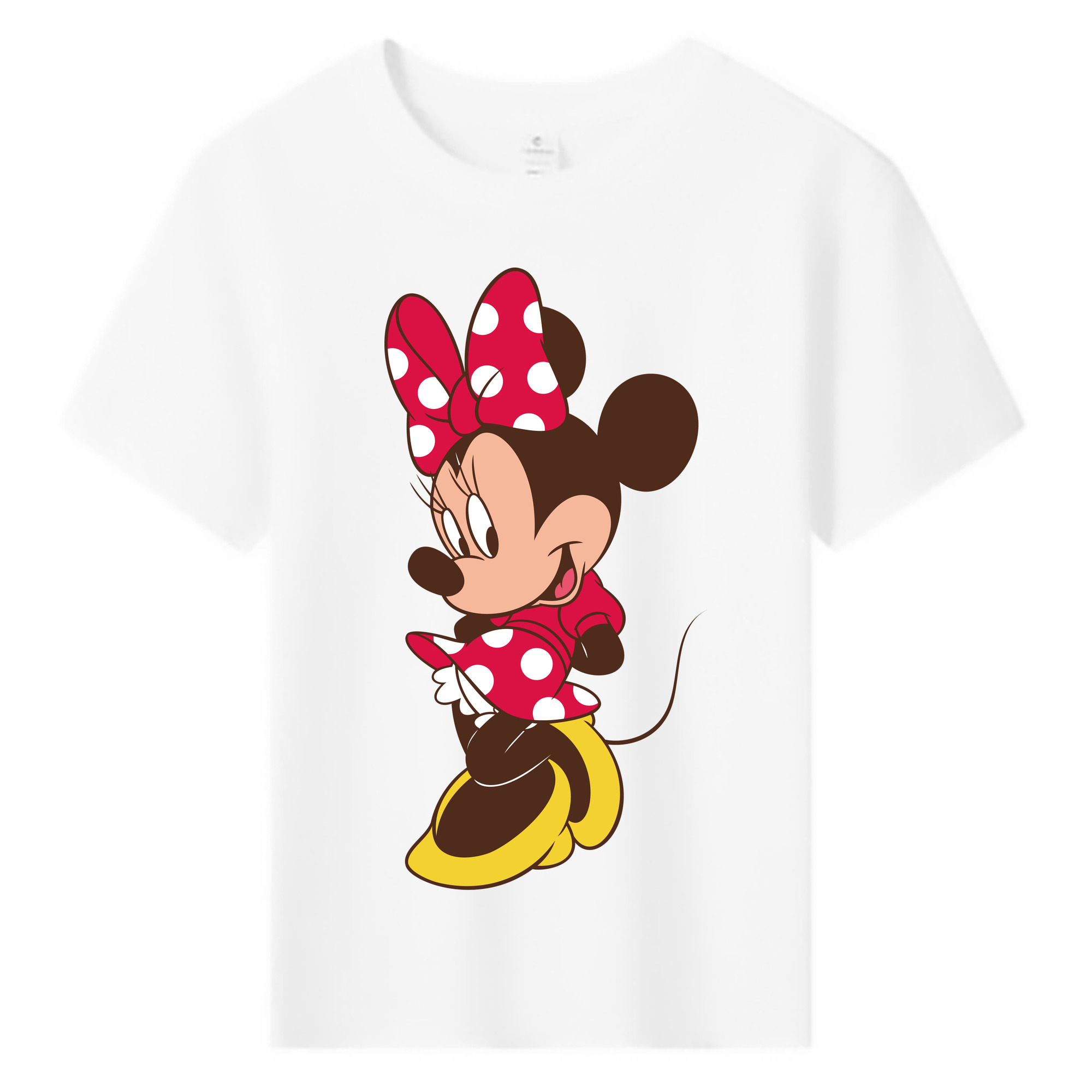 ミッキーマウス Mickey Mouse 綿100％キッズTシャツ（フロントプリント）