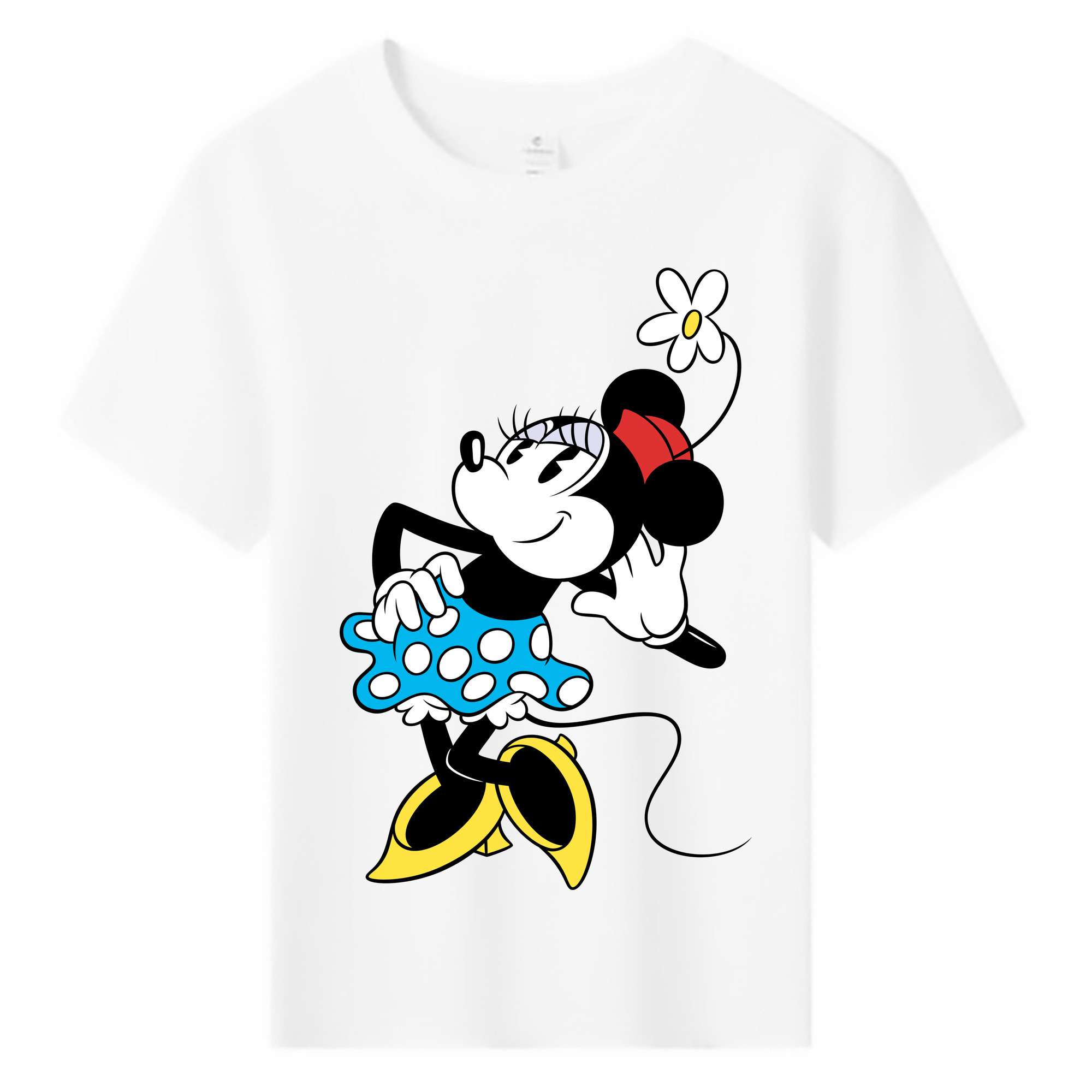ミッキーマウス Mickey Mouse 綿100％キッズTシャツ（フロントプリント）