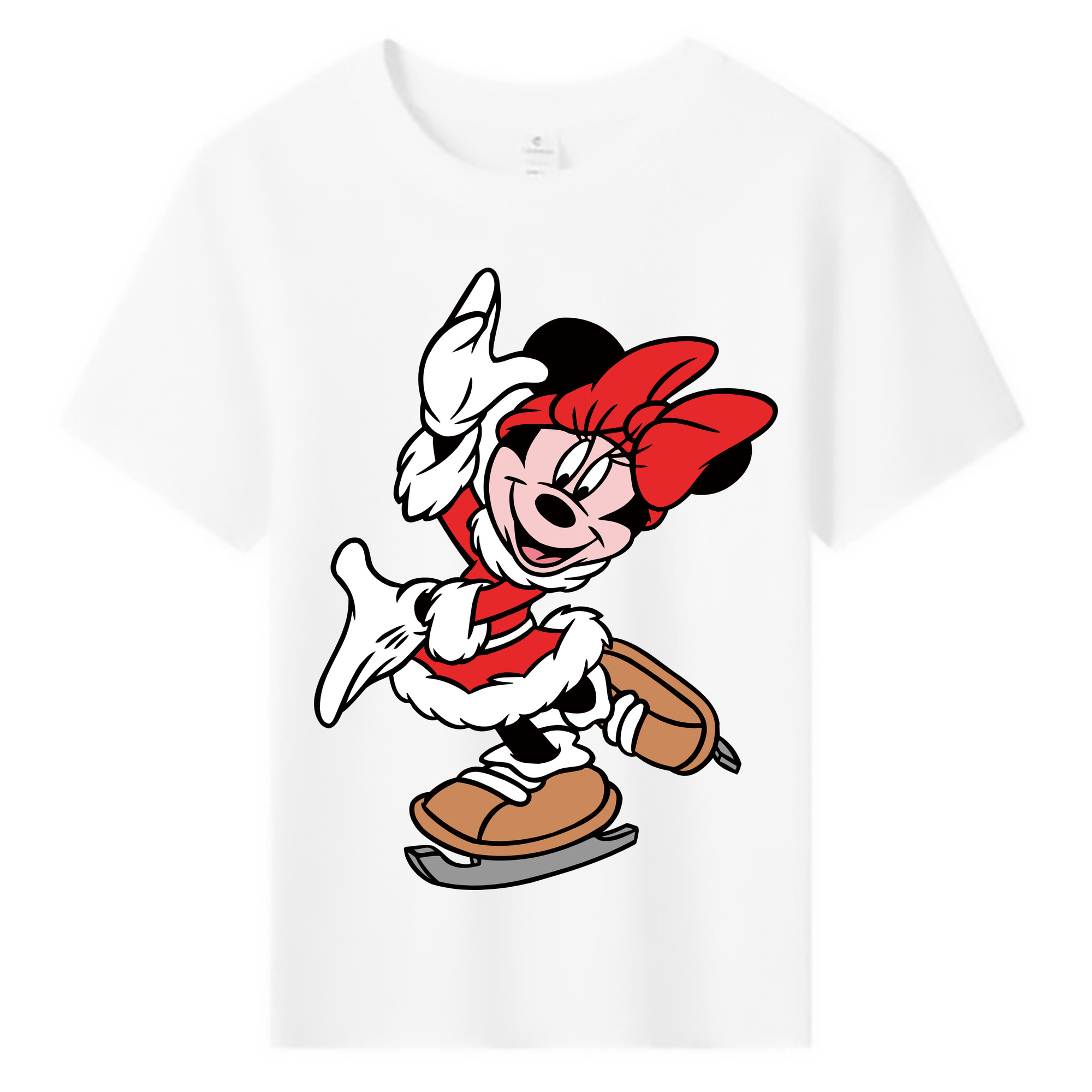 ミッキーマウス Mickey Mouse 綿100％キッズTシャツ（フロントプリント）