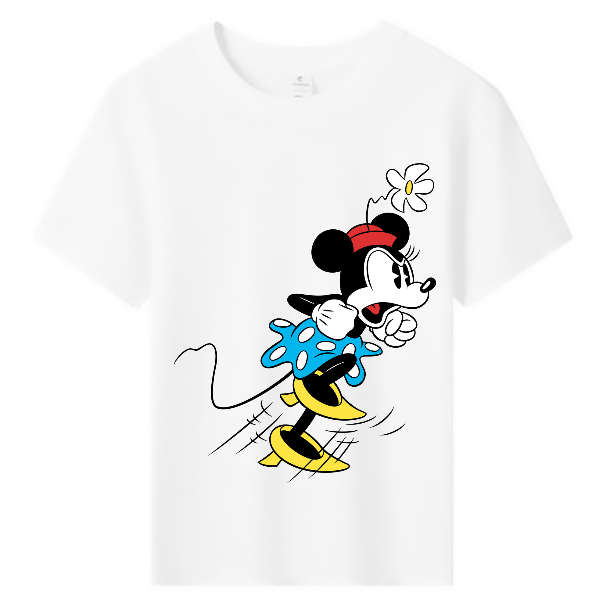 ミッキーマウス Mickey Mouse 綿100％キッズTシャツ（フロントプリント）