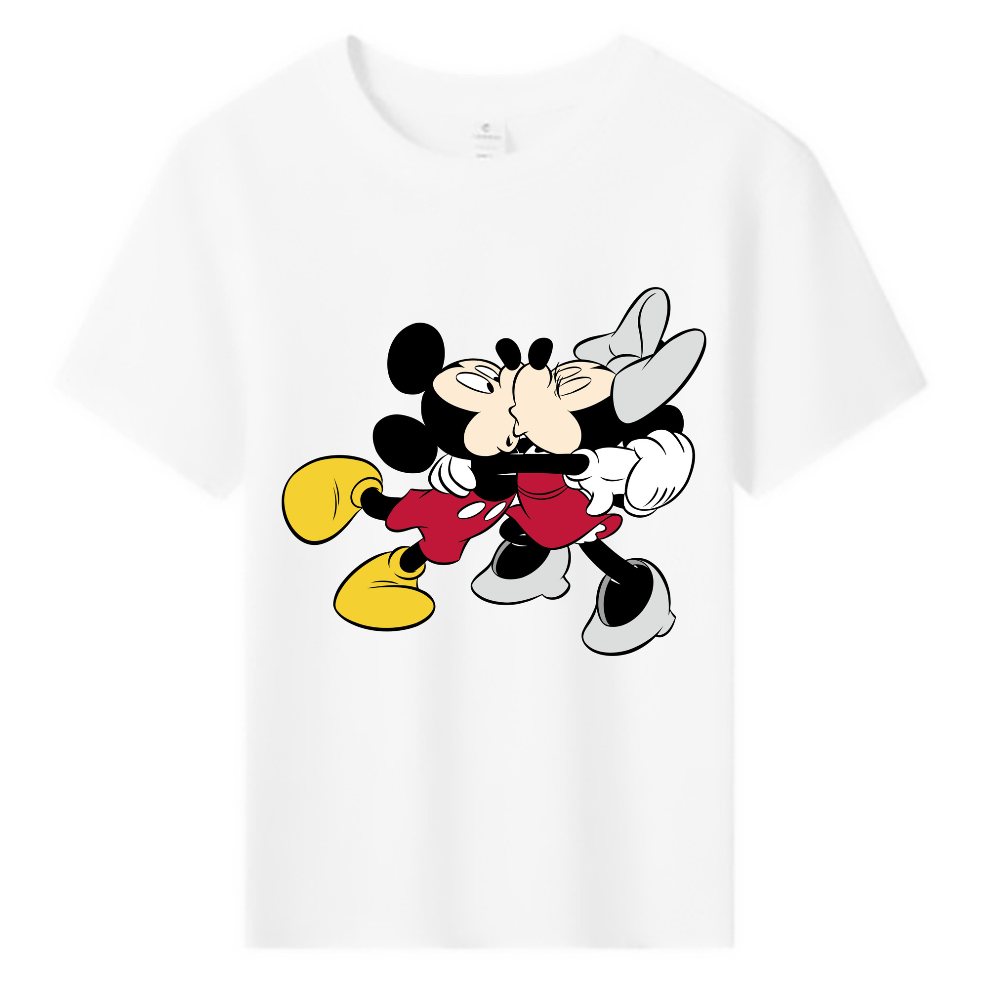 ミッキーマウス Mickey Mouse 綿100％キッズTシャツ（フロントプリント）