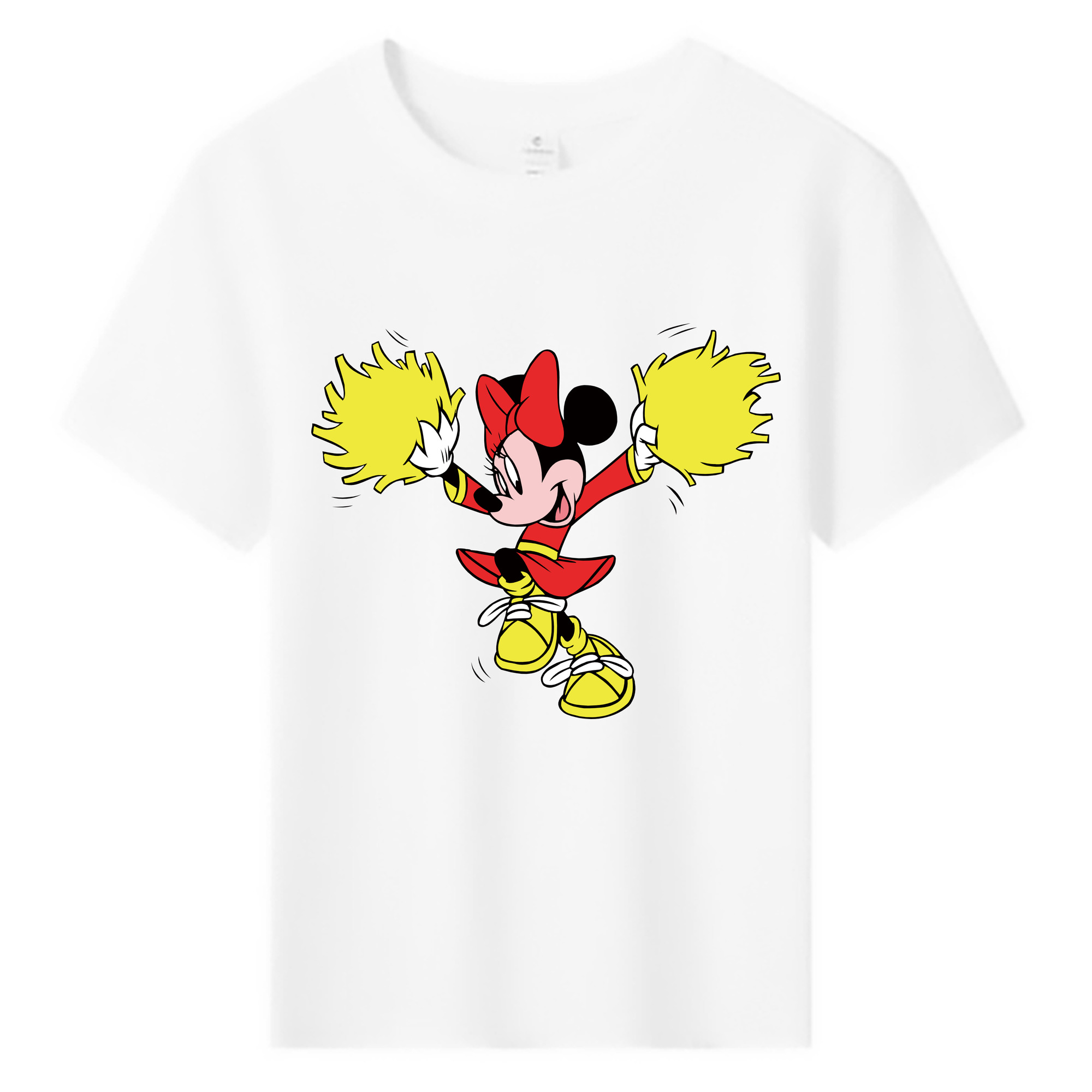 ミッキーマウス Mickey Mouse 綿100％キッズTシャツ（フロントプリント）