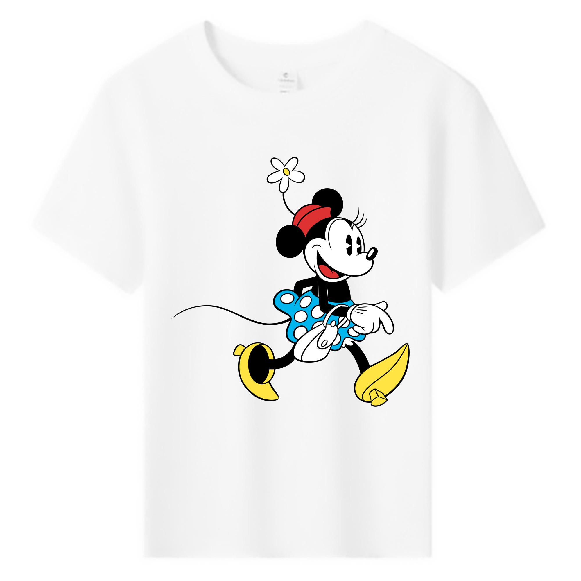 ミッキーマウス Mickey Mouse 綿100％キッズTシャツ（フロントプリント）
