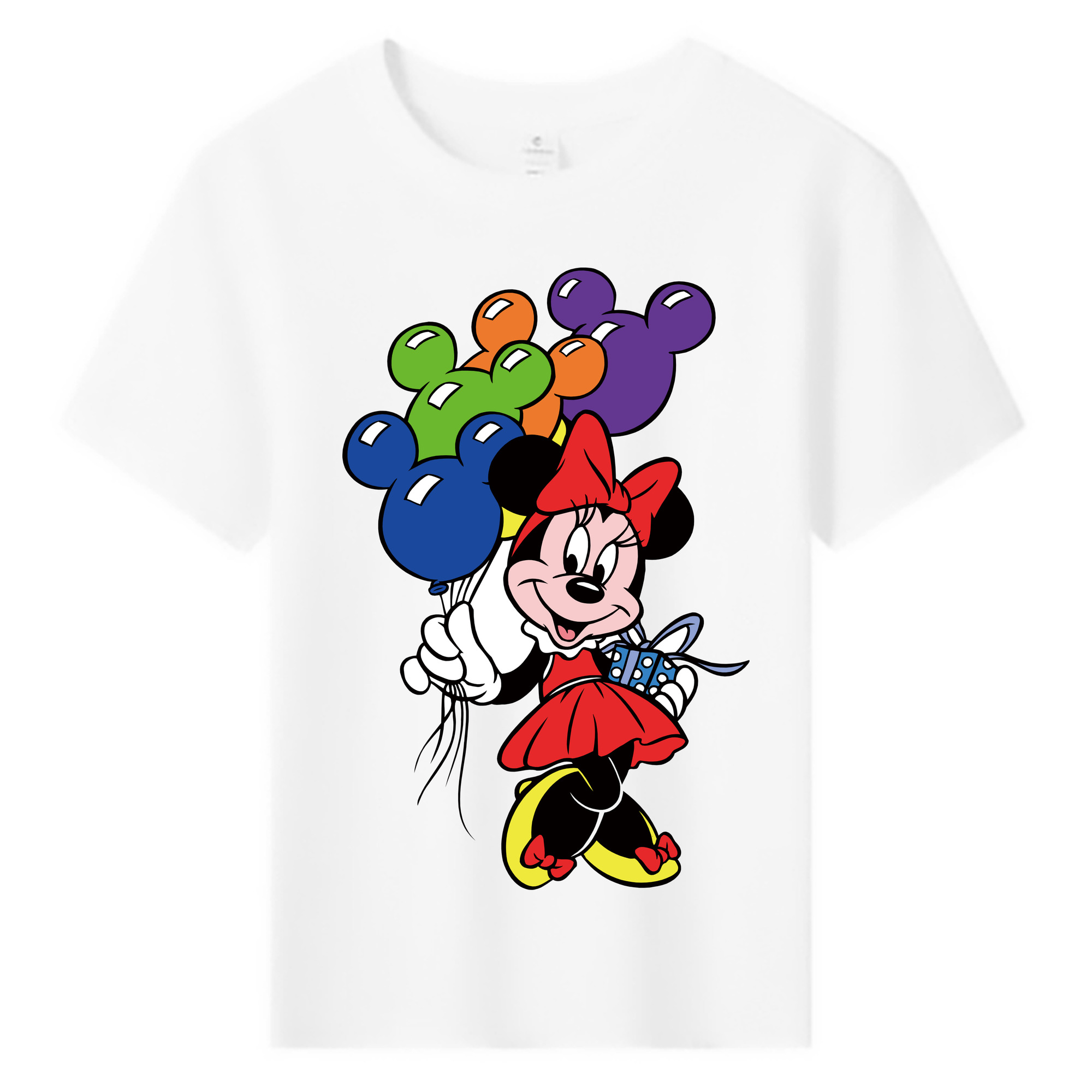 ミッキーマウス Mickey Mouse 綿100％キッズTシャツ（フロントプリント）