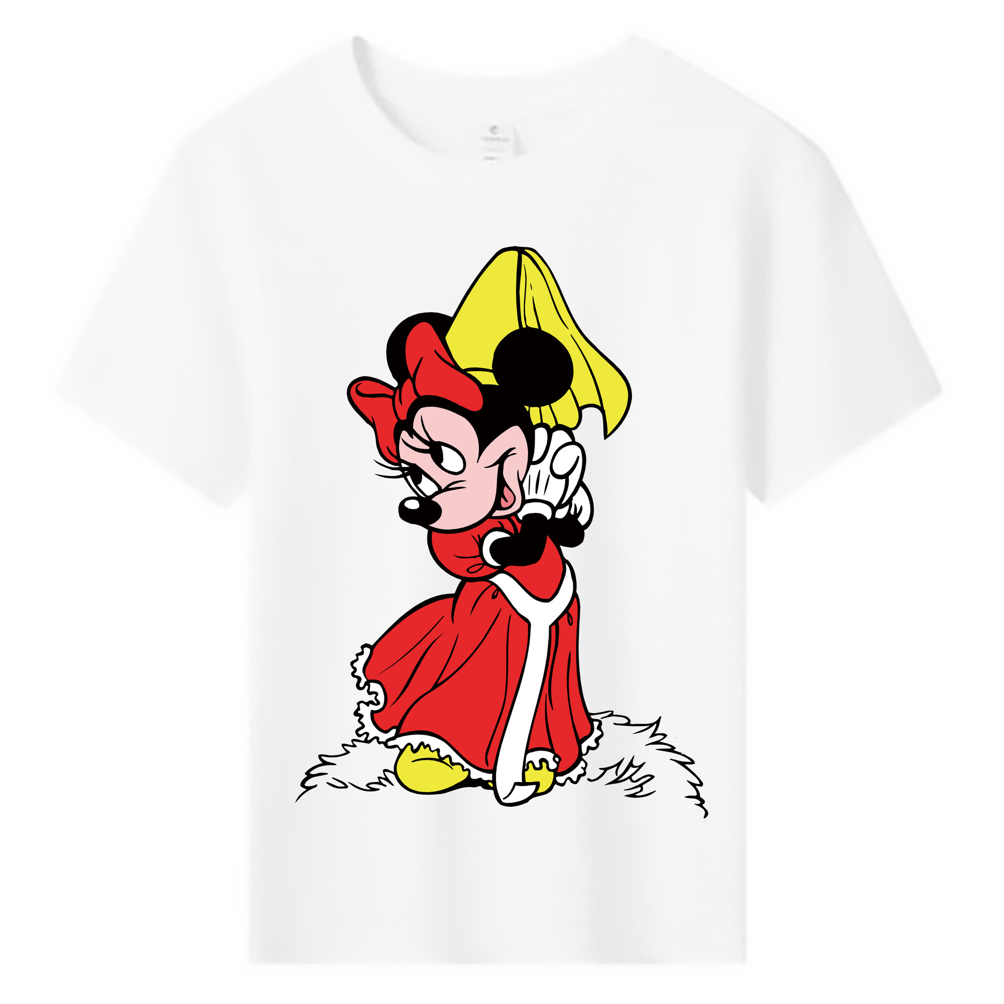 ミッキーマウス Mickey Mouse 綿100％キッズTシャツ（フロントプリント）