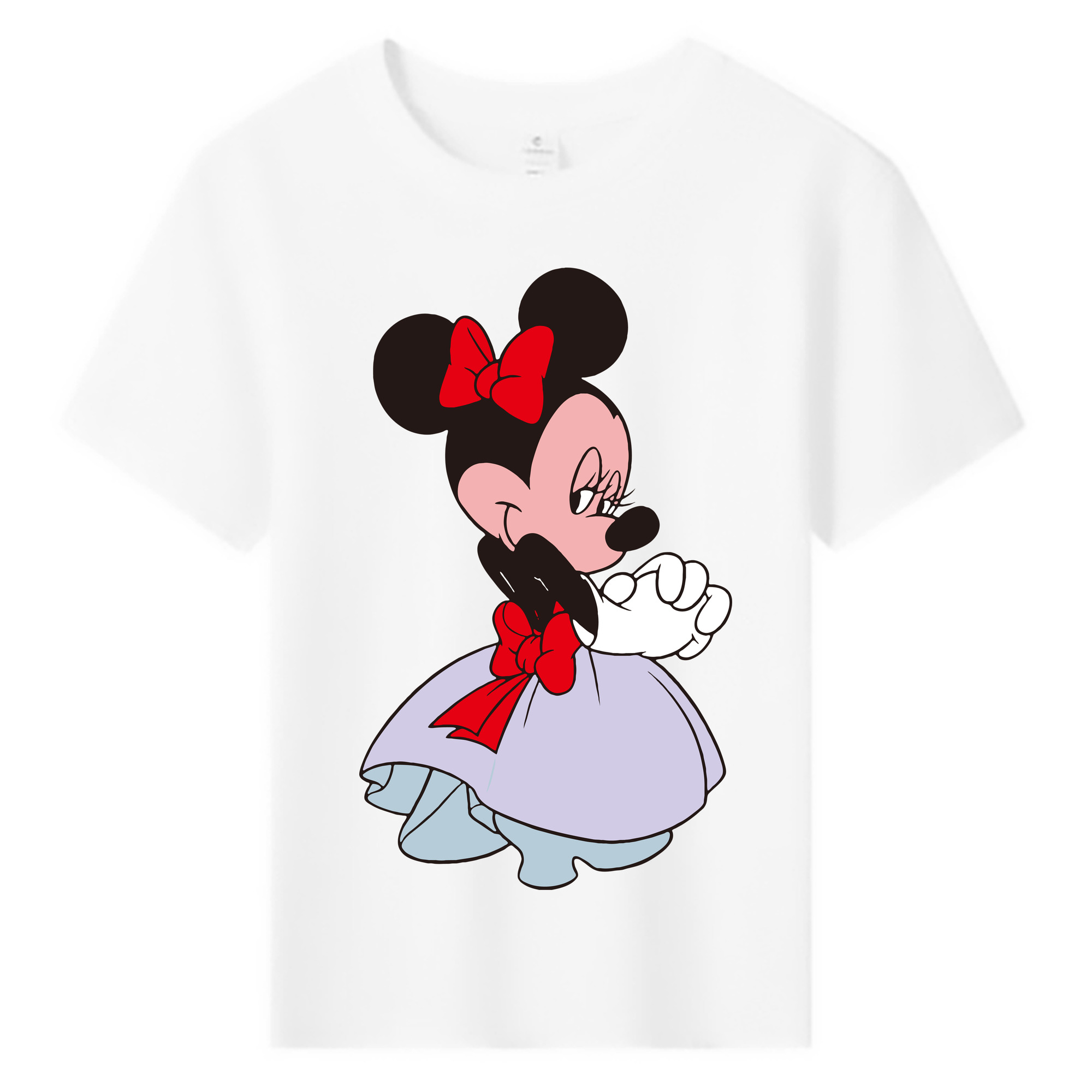 ミッキーマウス Mickey Mouse 綿100％キッズTシャツ（フロントプリント）