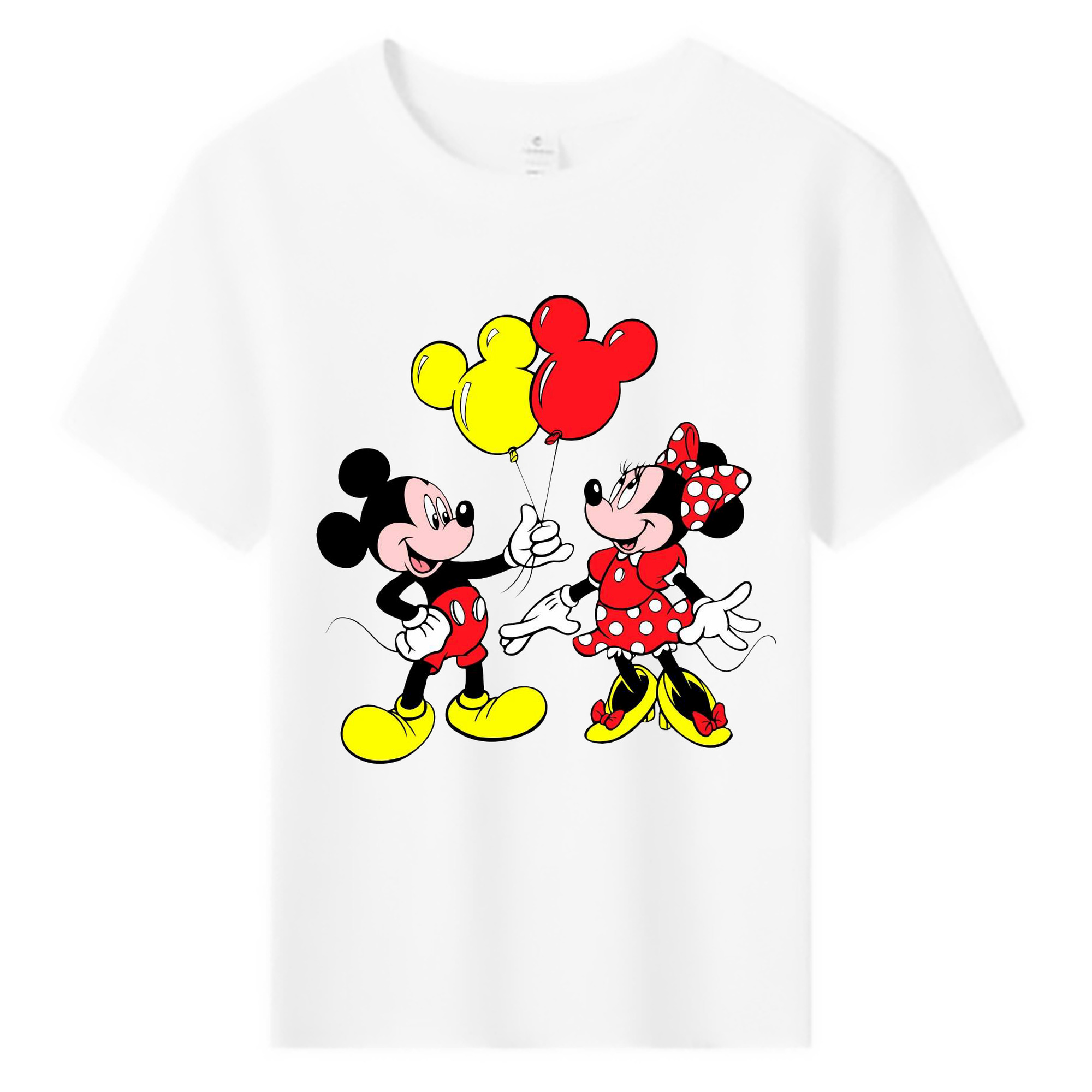 ミッキーマウス Mickey Mouse 綿100％キッズTシャツ（フロントプリント）