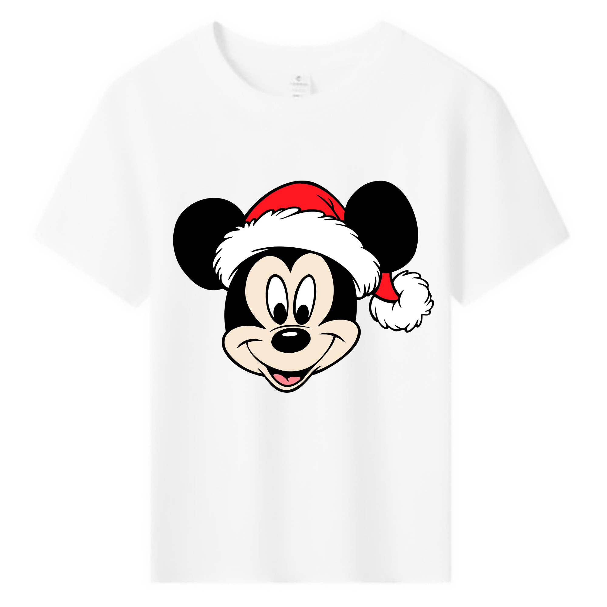 ミッキーマウス Mickey Mouse 綿100％キッズTシャツ（フロントプリント）