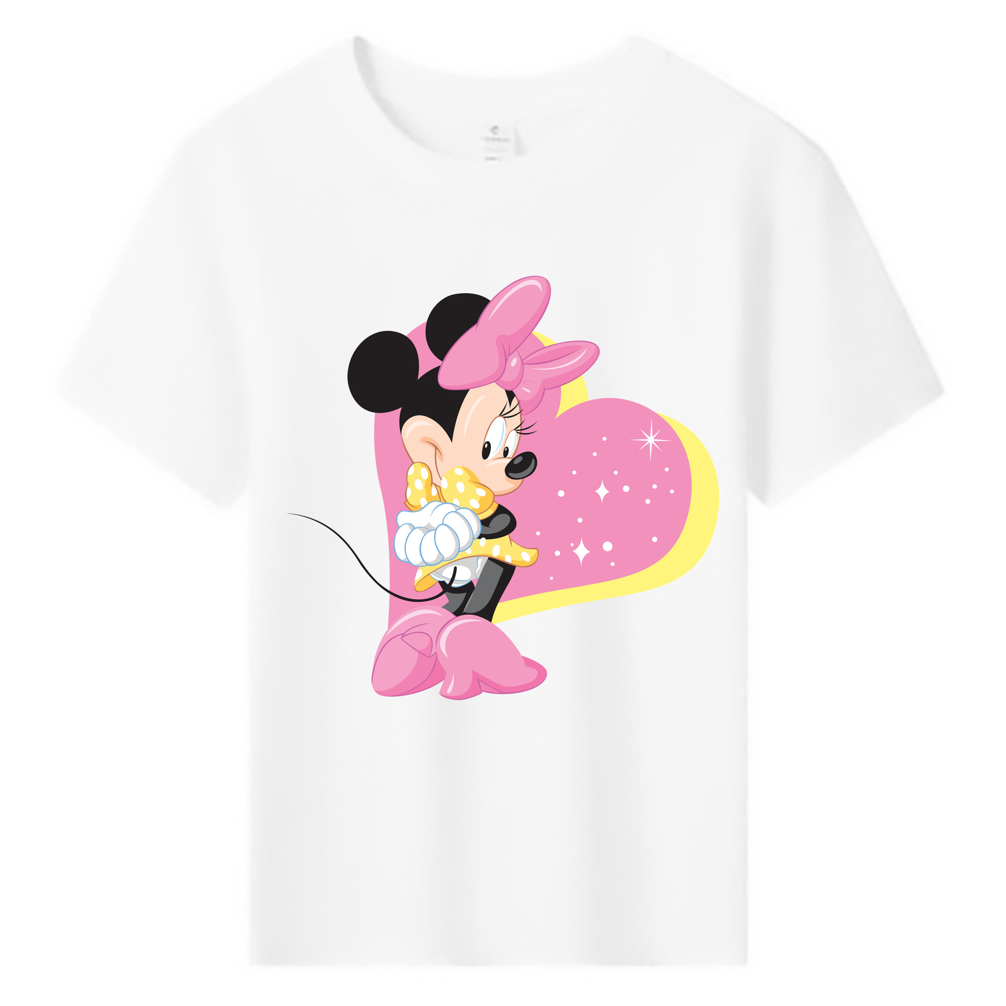 ミッキーマウス Mickey Mouse 綿100％キッズTシャツ（フロントプリント）