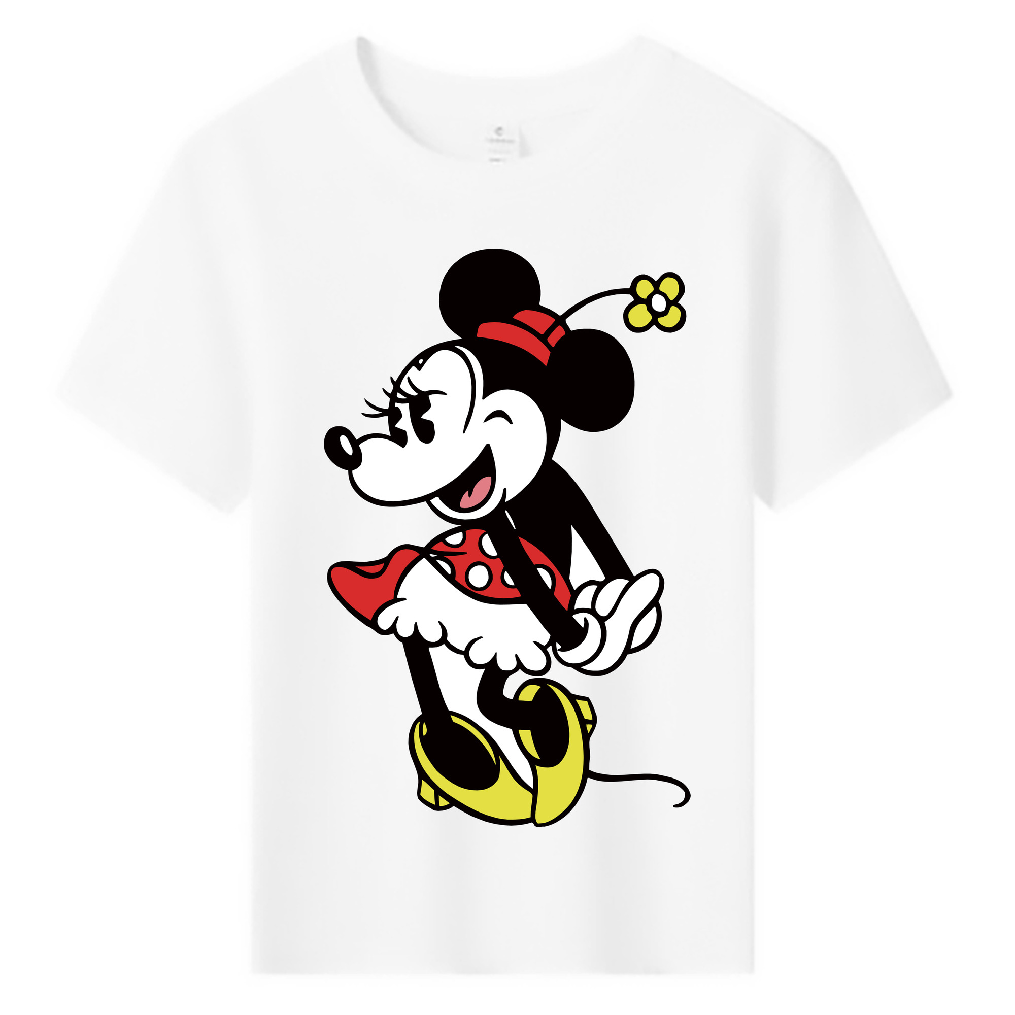 ミッキーマウス Mickey Mouse 綿100％キッズTシャツ（フロントプリント）