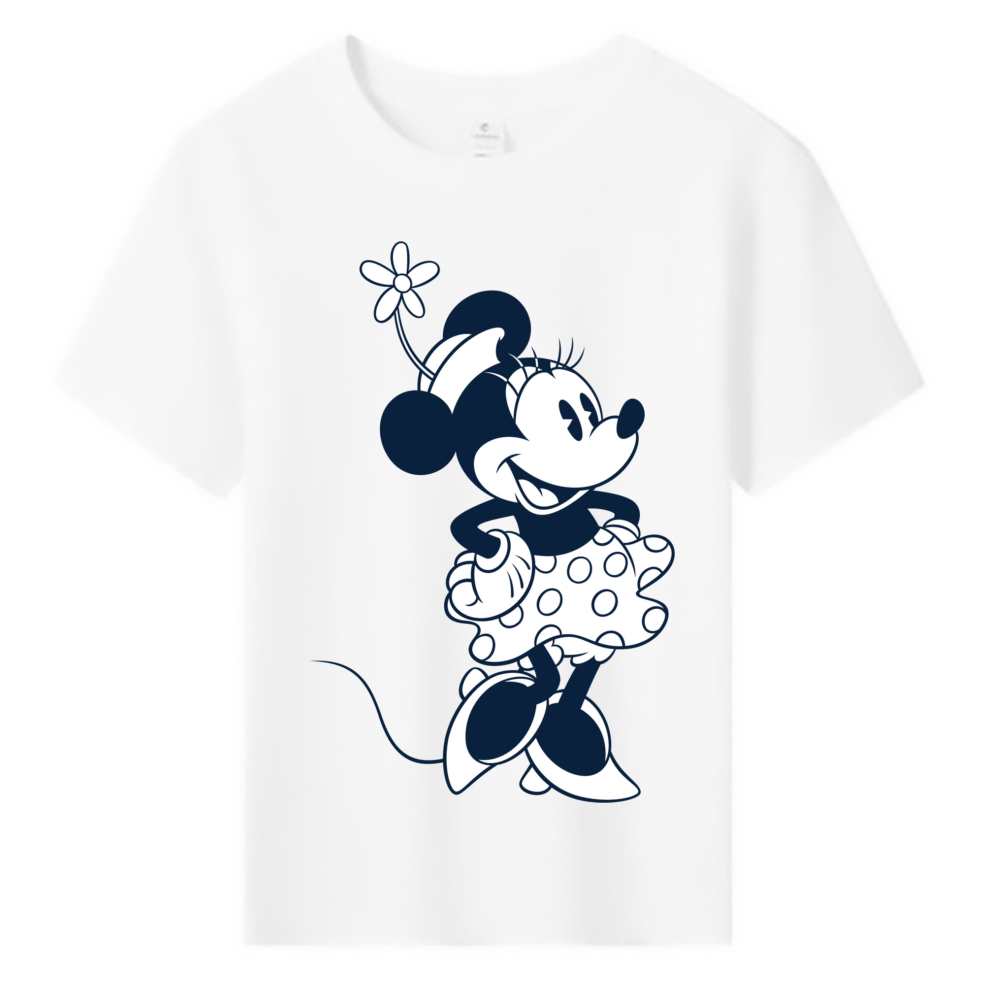 ミッキーマウス Mickey Mouse 綿100％キッズTシャツ（フロントプリント）