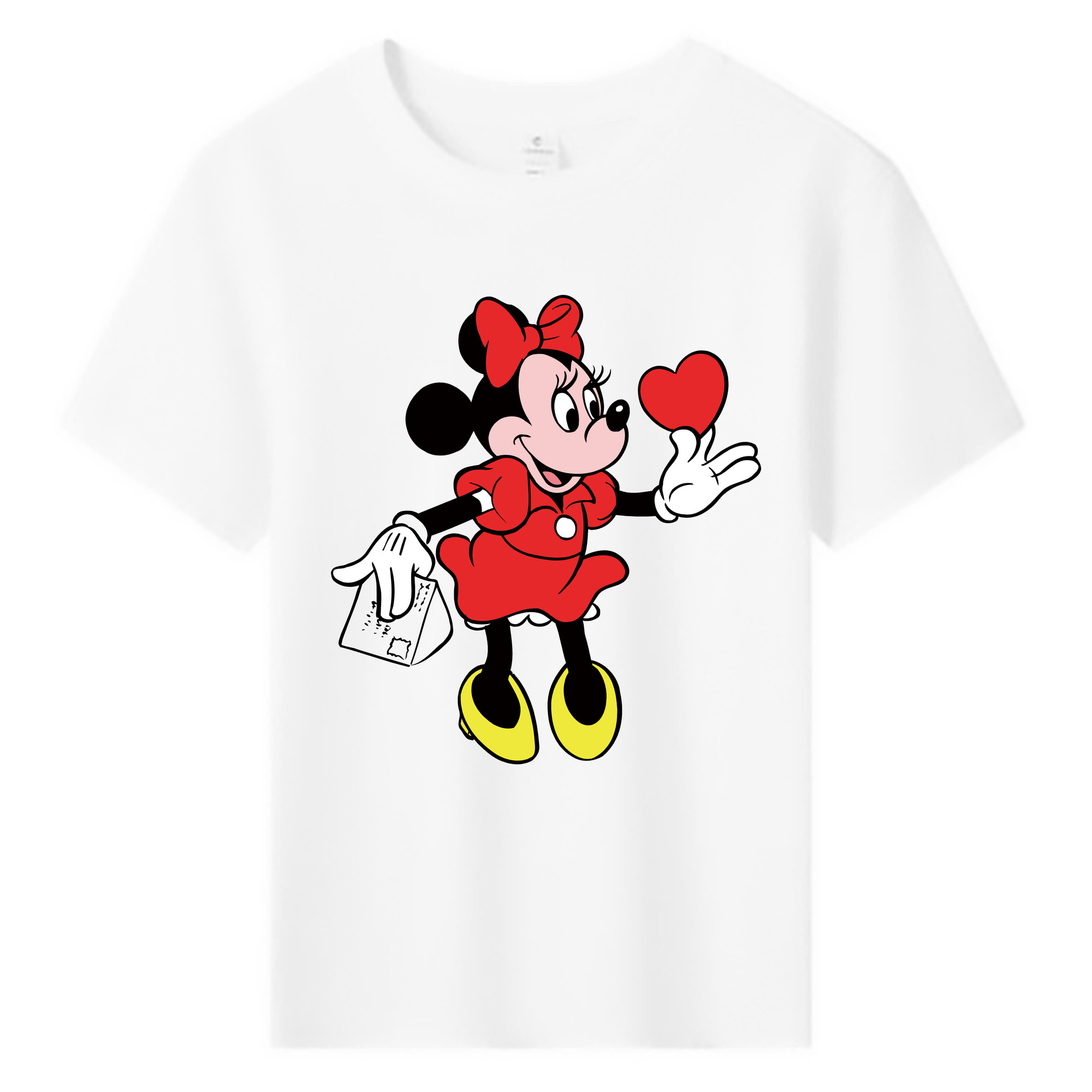 ミッキーマウス Mickey Mouse 綿100％キッズTシャツ（フロントプリント）