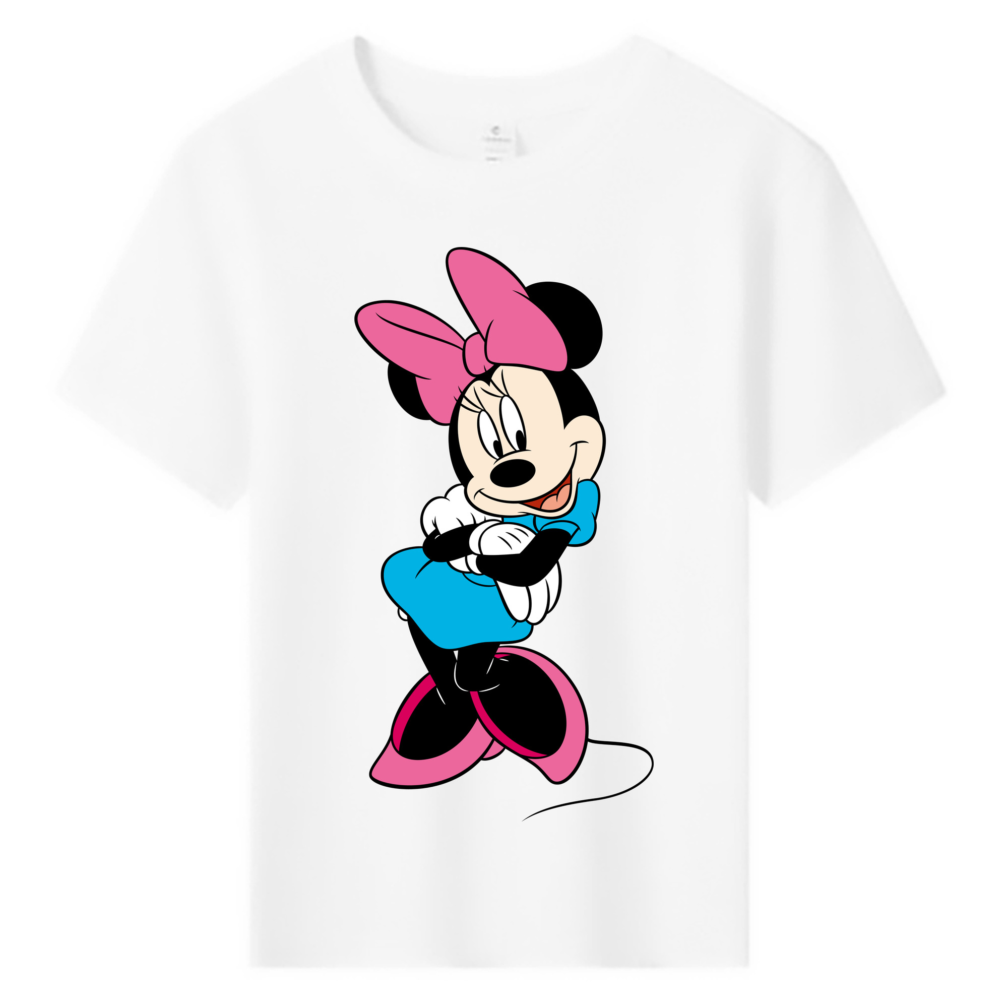 ミッキーマウス Mickey Mouse 綿100％キッズTシャツ（フロントプリント）