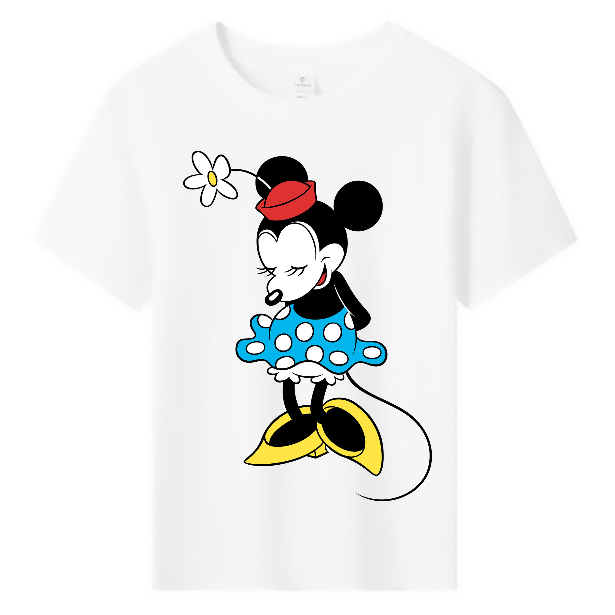ミッキーマウス Mickey Mouse 綿100％キッズTシャツ（フロントプリント）