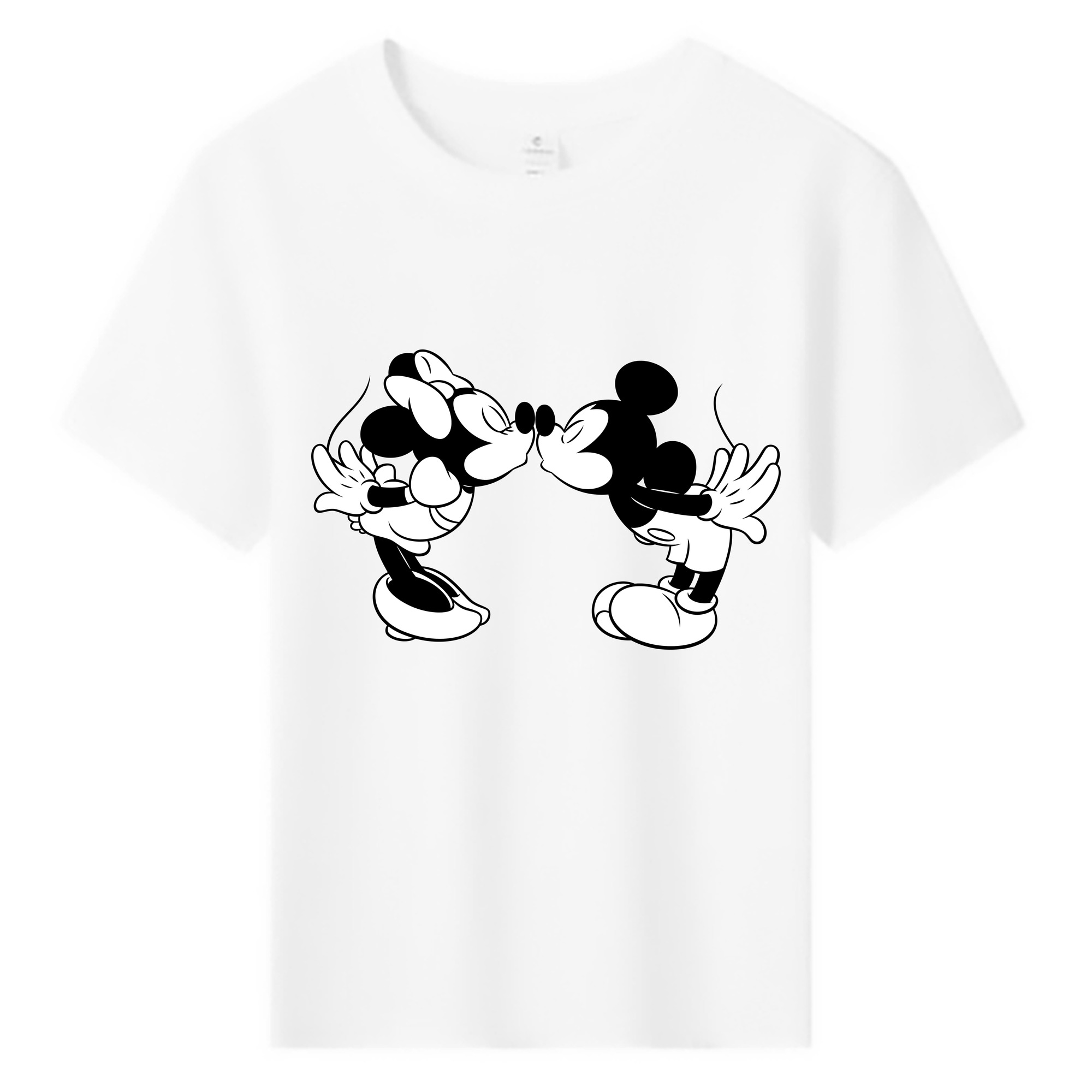 ミッキーマウス Mickey Mouse 綿100％キッズTシャツ（フロントプリント）