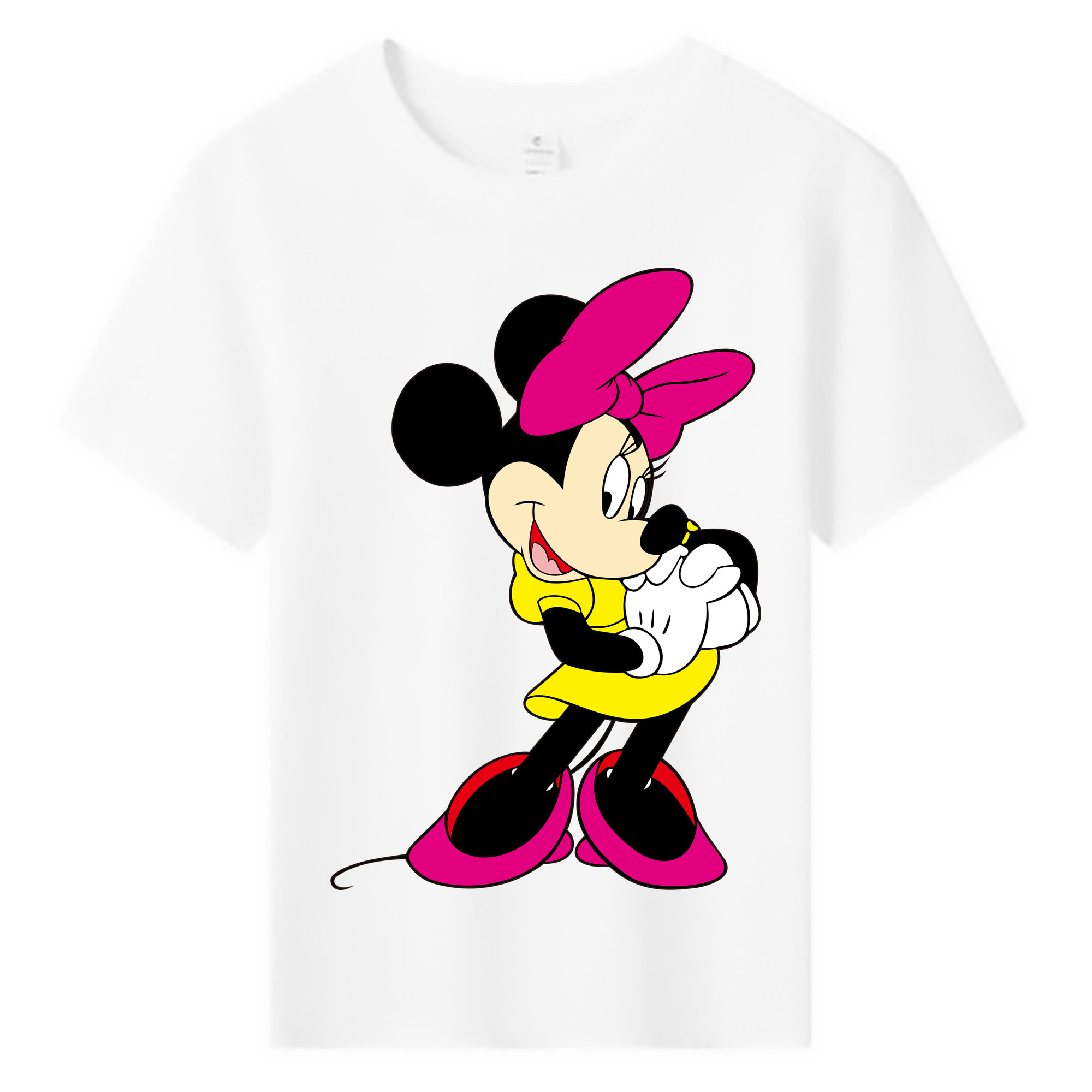 ミッキーマウス Mickey Mouse 綿100％キッズTシャツ（フロントプリント）
