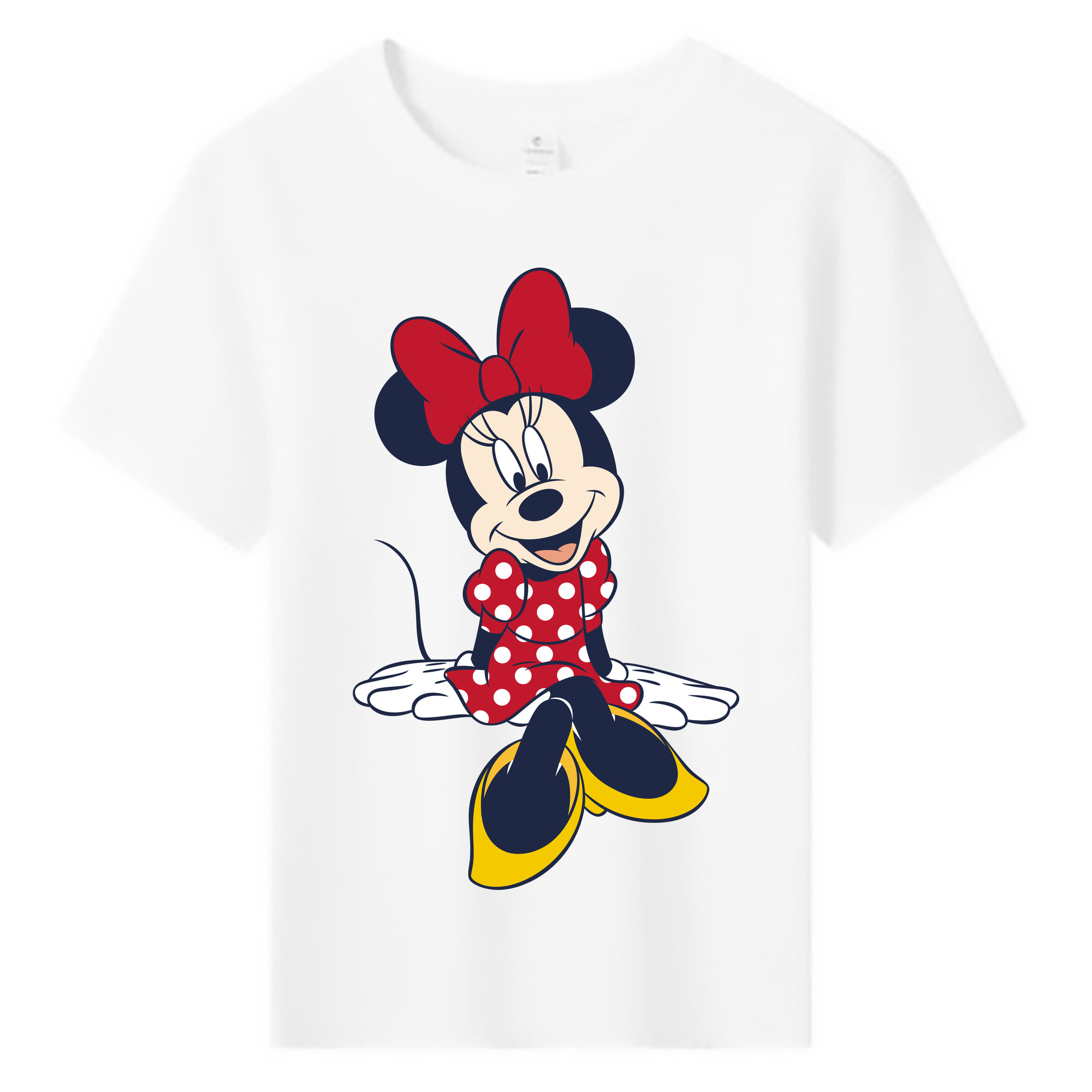 ミッキーマウス Mickey Mouse 綿100％キッズTシャツ（フロントプリント）