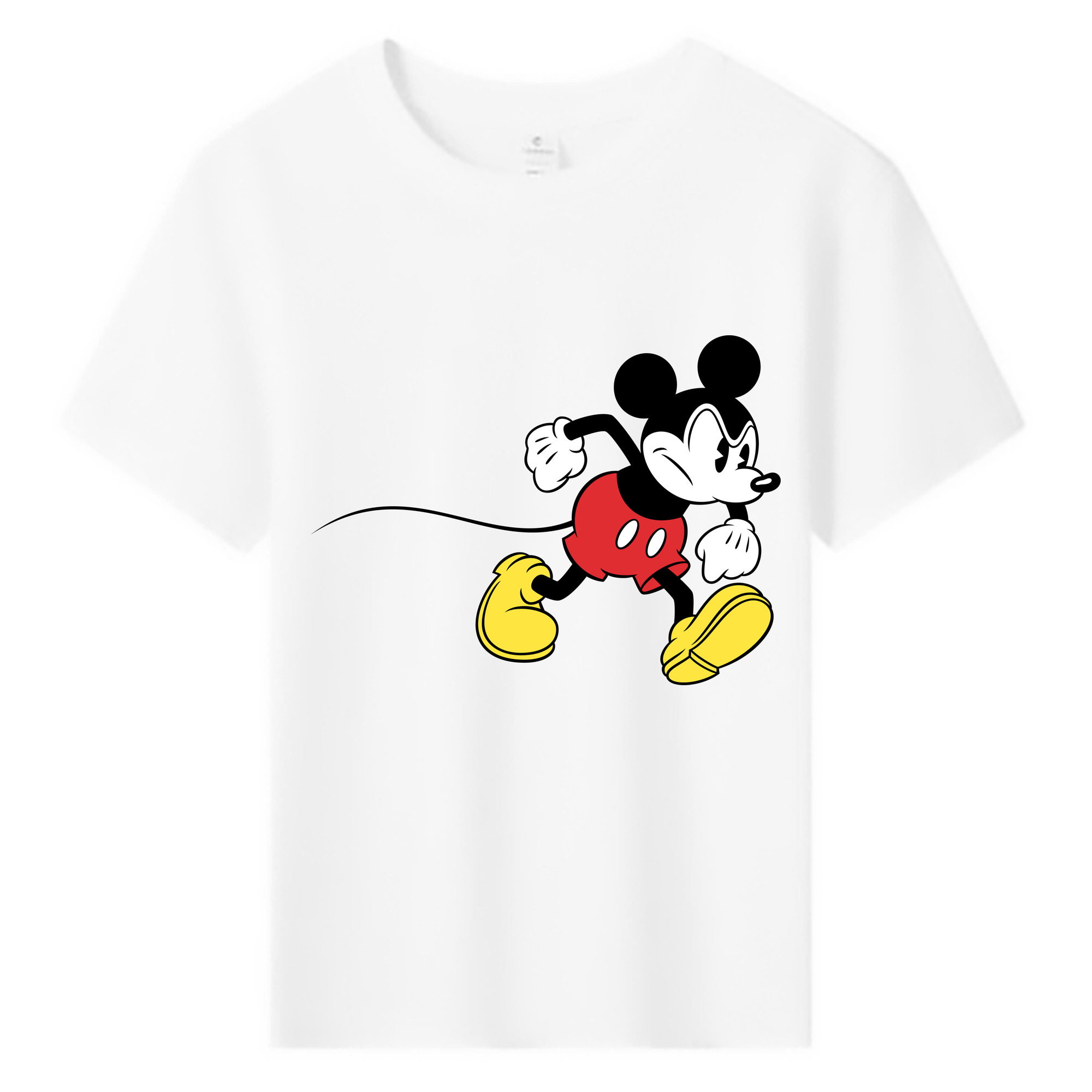 ミッキーマウス Mickey Mouse 綿100％キッズTシャツ（フロントプリント）