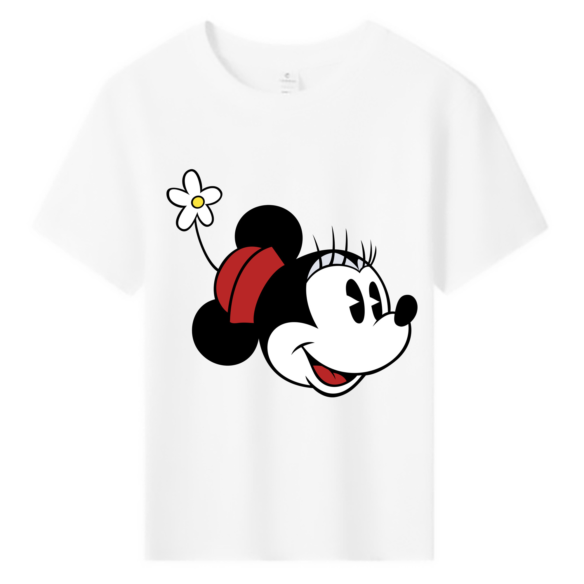 ミッキーマウス Mickey Mouse 綿100％キッズTシャツ（フロントプリント）