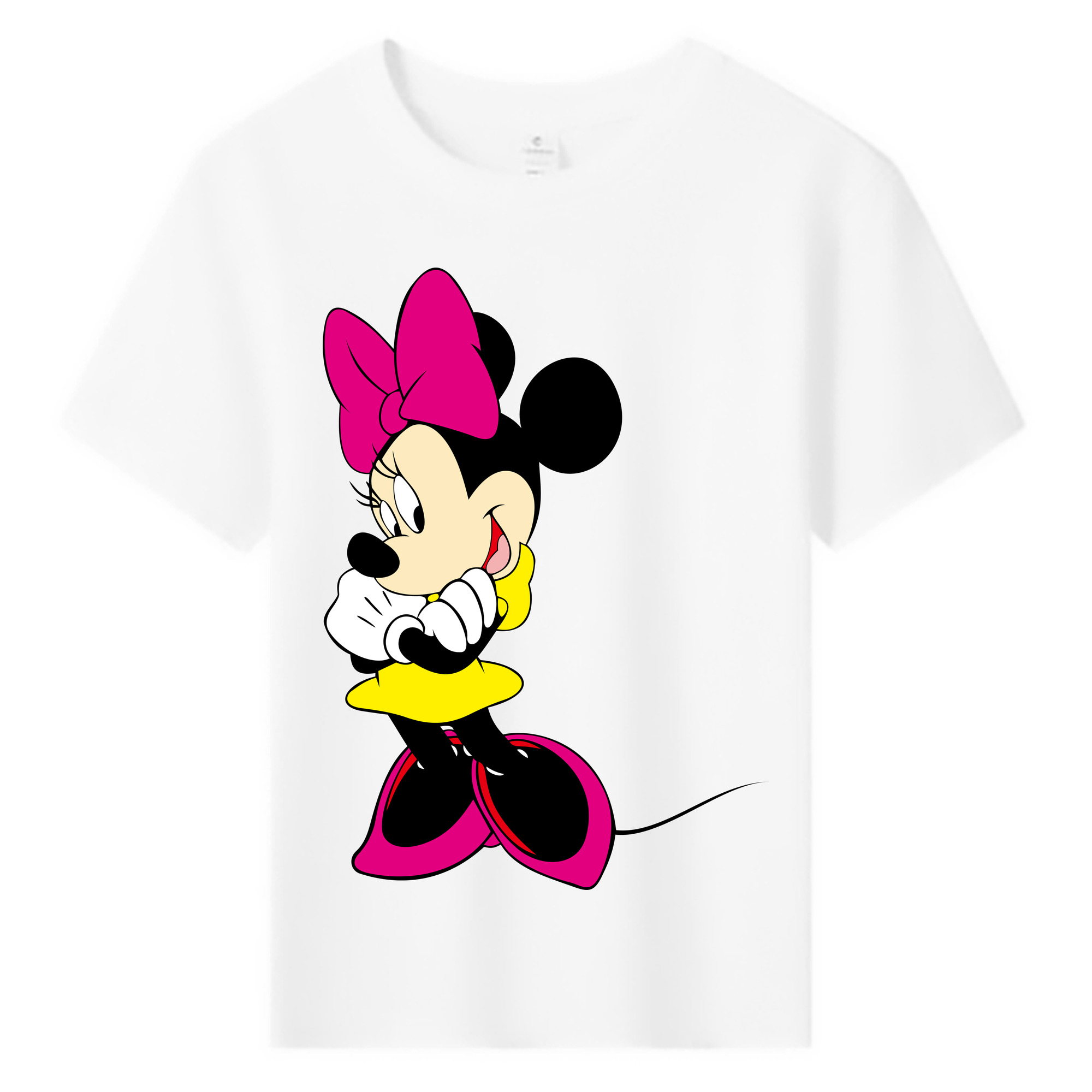 ミッキーマウス Mickey Mouse 綿100％キッズTシャツ（フロントプリント）