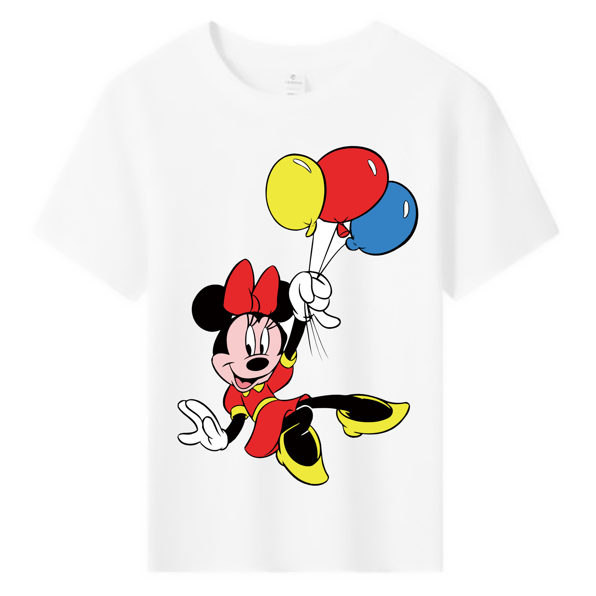 ミッキーマウス Mickey Mouse 綿100％キッズTシャツ（フロントプリント）