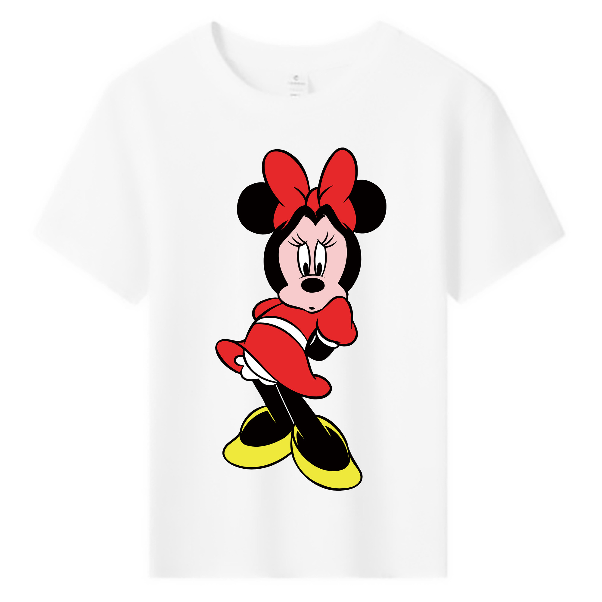 ミッキーマウス Mickey Mouse 綿100％キッズTシャツ（フロントプリント）