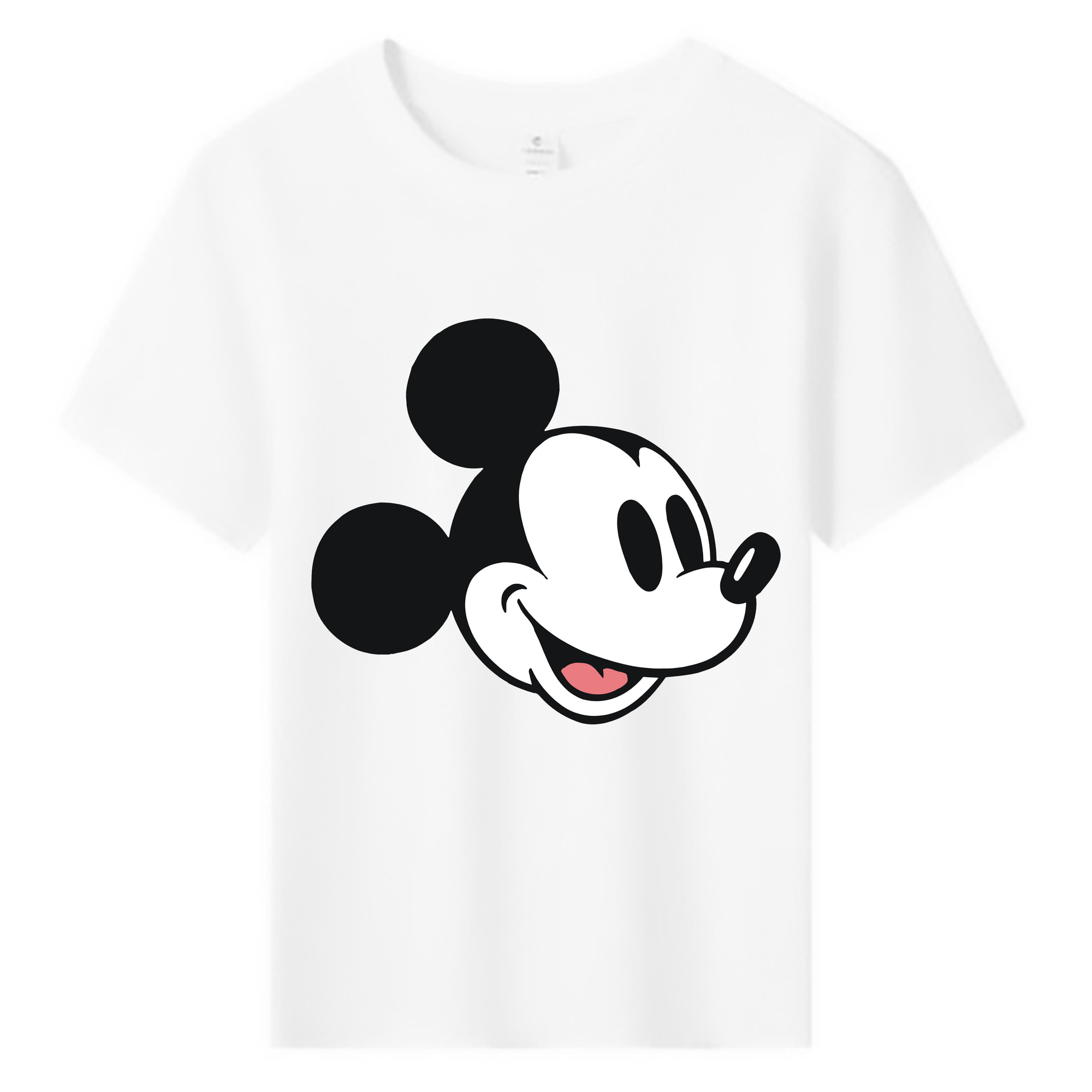 ミッキーマウス Mickey Mouse 綿100％キッズTシャツ（フロントプリント）
