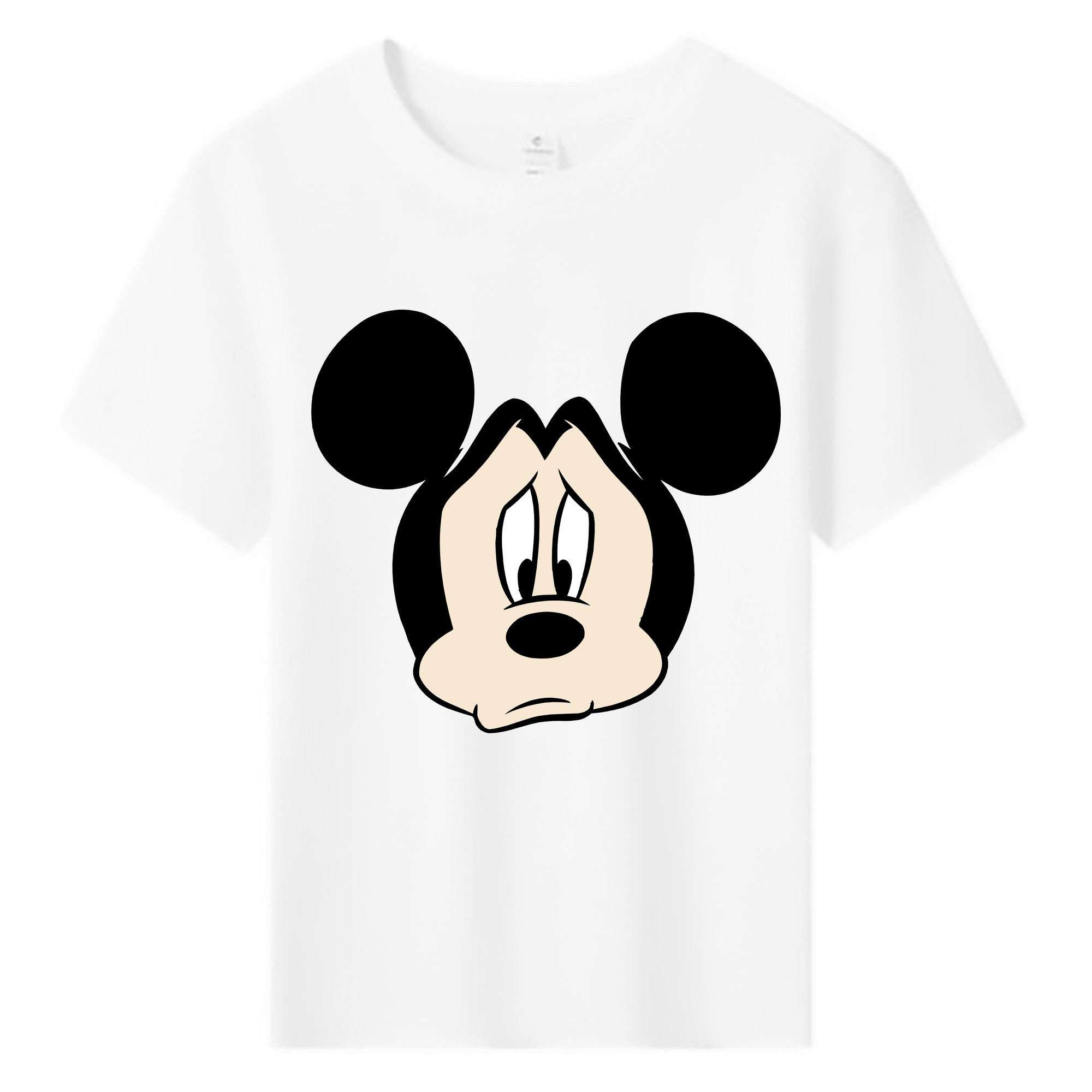 ミッキーマウス Mickey Mouse 綿100％キッズTシャツ（フロントプリント）