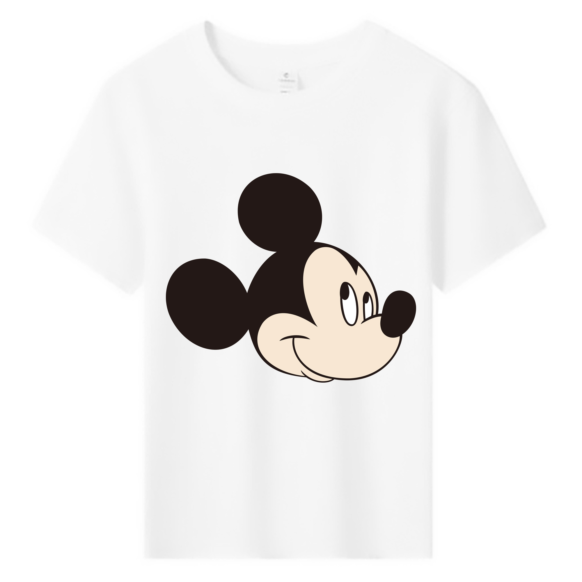 ミッキーマウス Mickey Mouse 綿100％キッズTシャツ（フロントプリント）