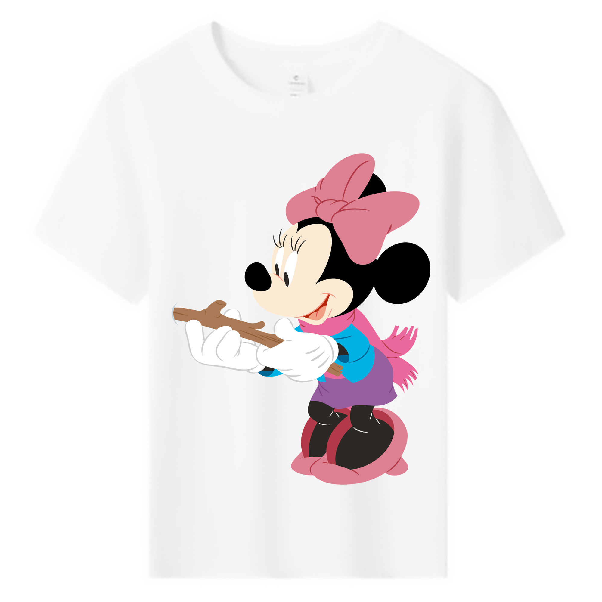 ミッキーマウス Mickey Mouse 綿100％キッズTシャツ（フロントプリント）