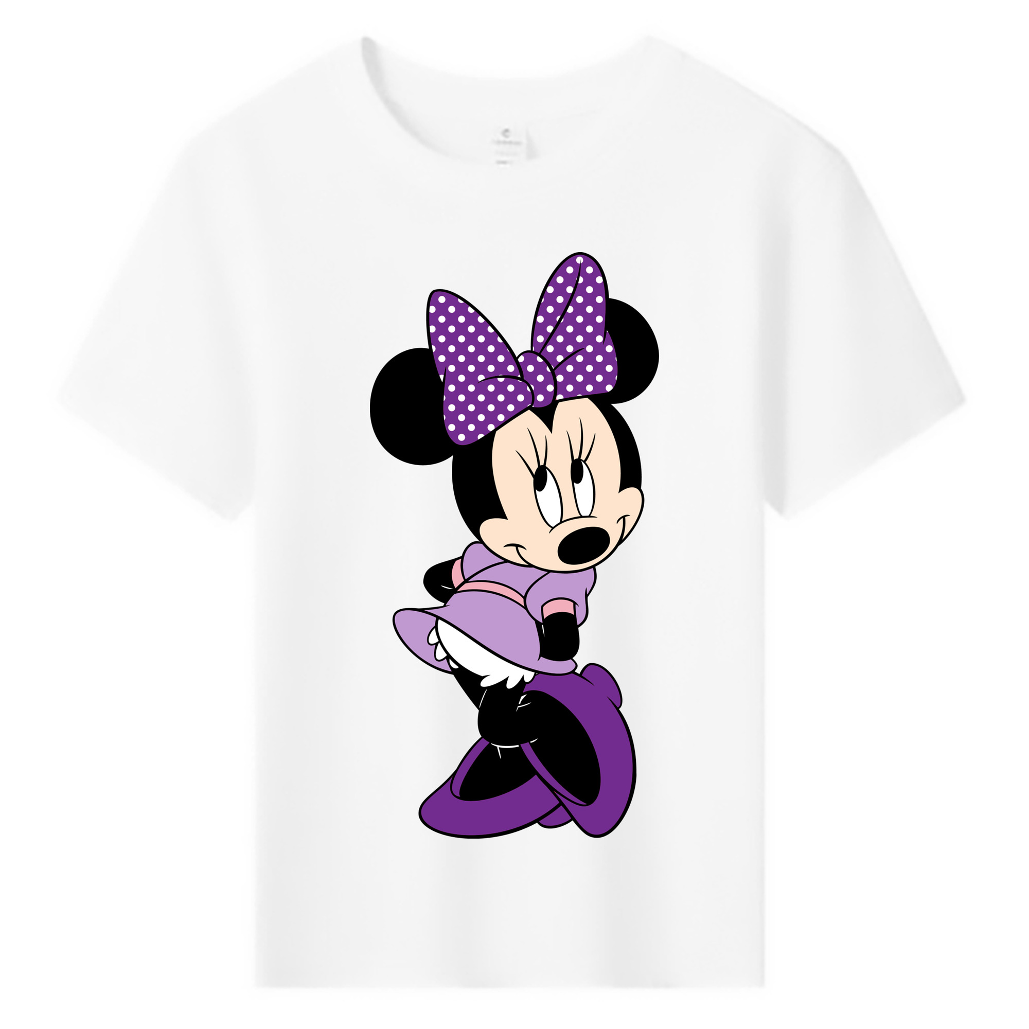 ミッキーマウス Mickey Mouse 綿100％キッズTシャツ（フロントプリント）