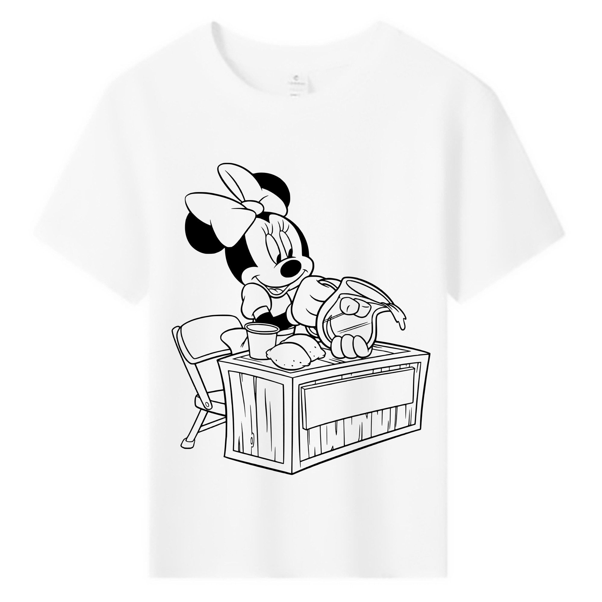ミッキーマウス Mickey Mouse 綿100％キッズTシャツ（フロントプリント）